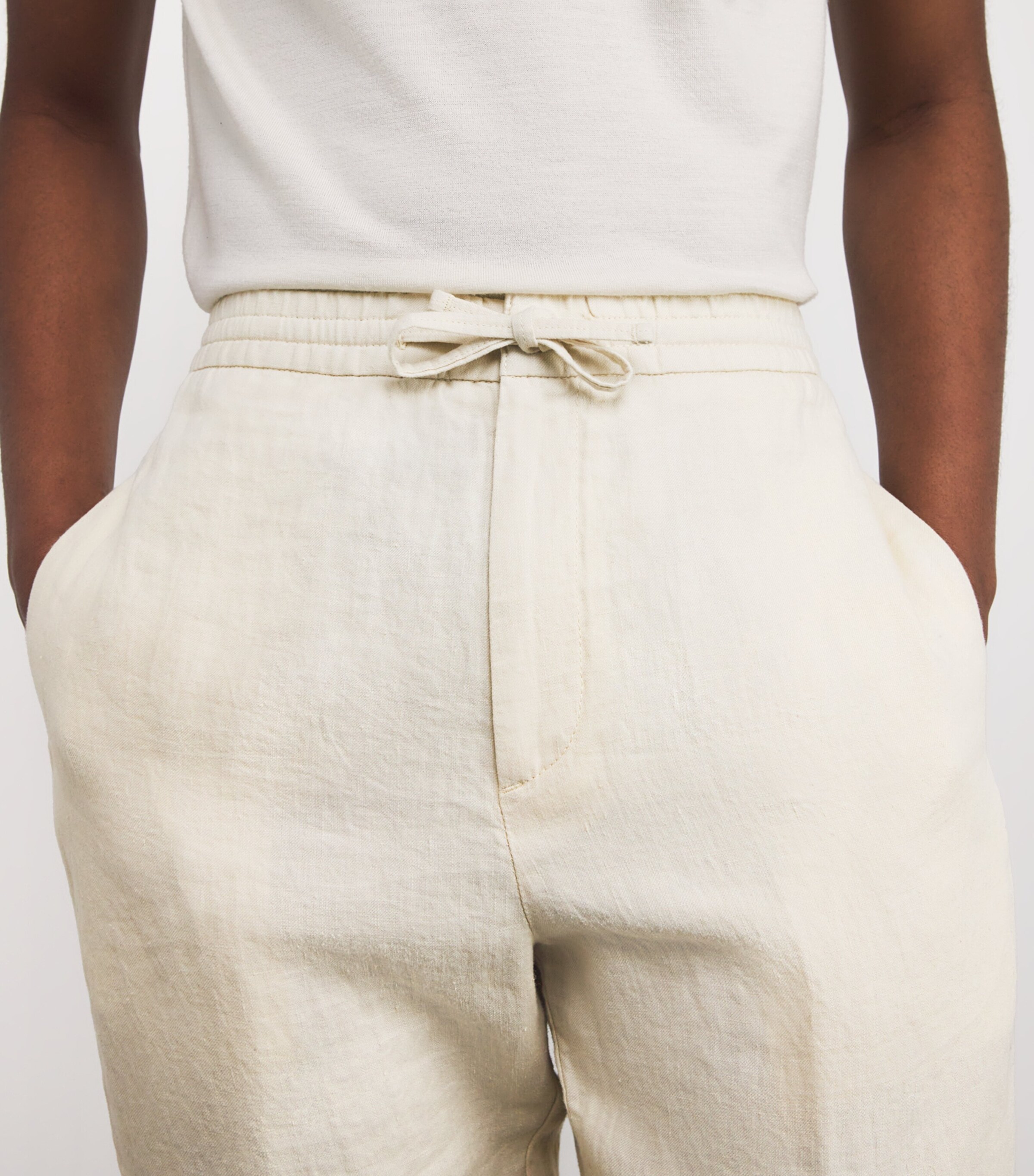 Linen Drawstring Trousers 1 Image 6