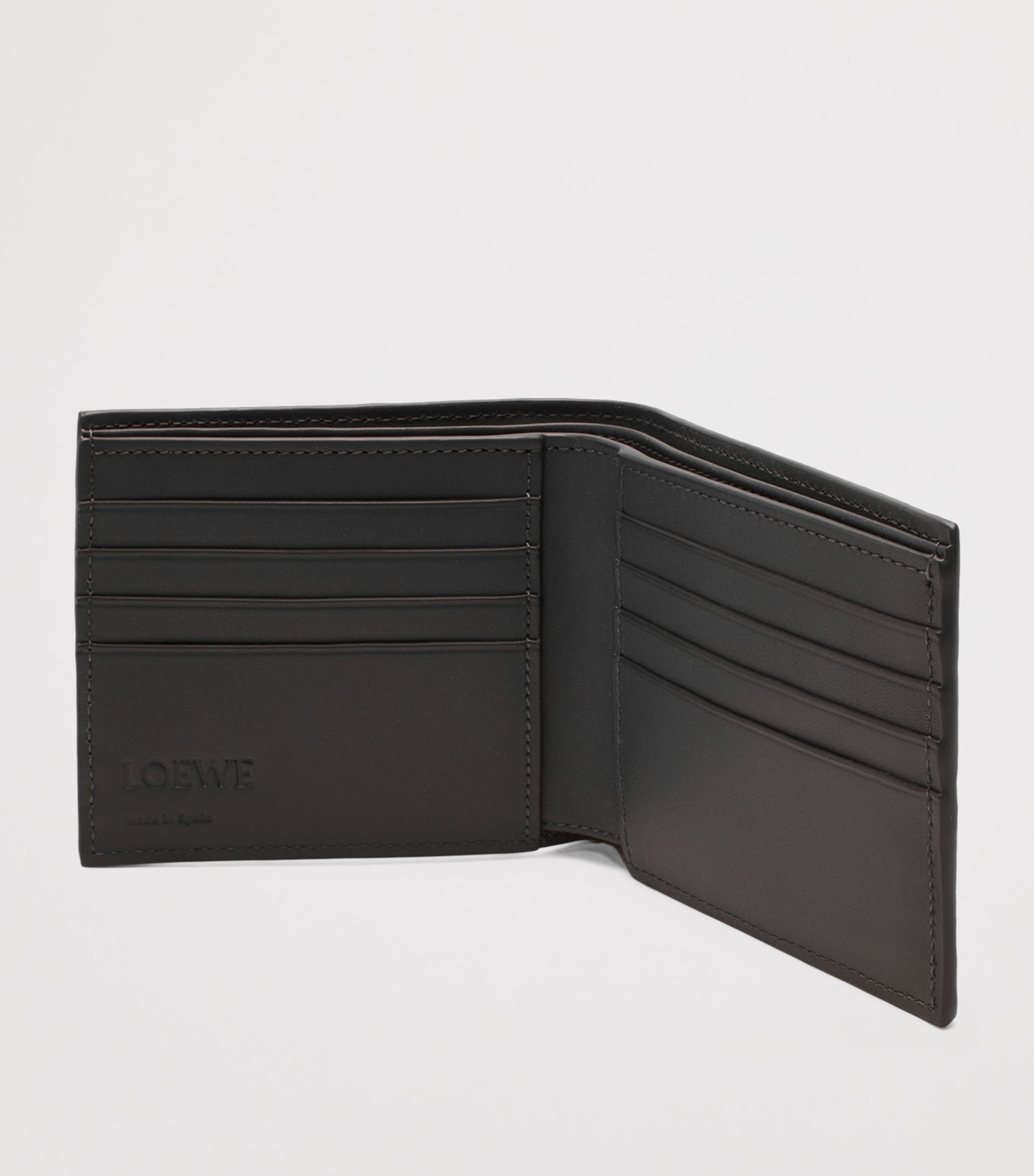 Leather Bifold Wallet DARK GREY Image 4