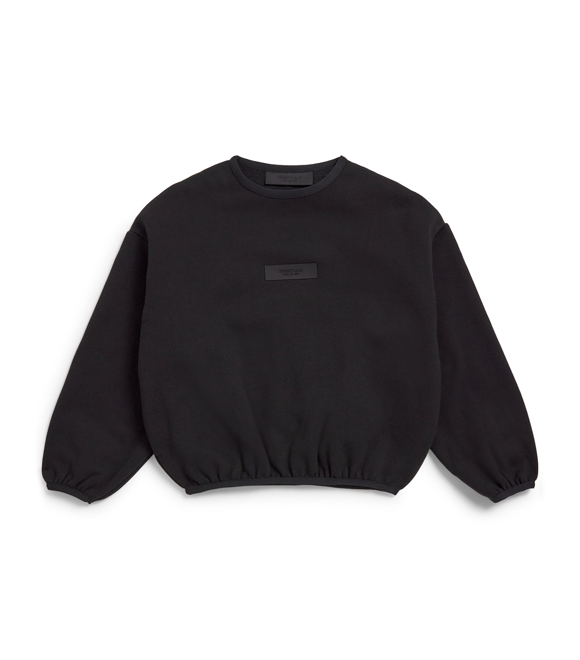 Essentials Kids' Cotton-blend Logo Sweatshirt In Black