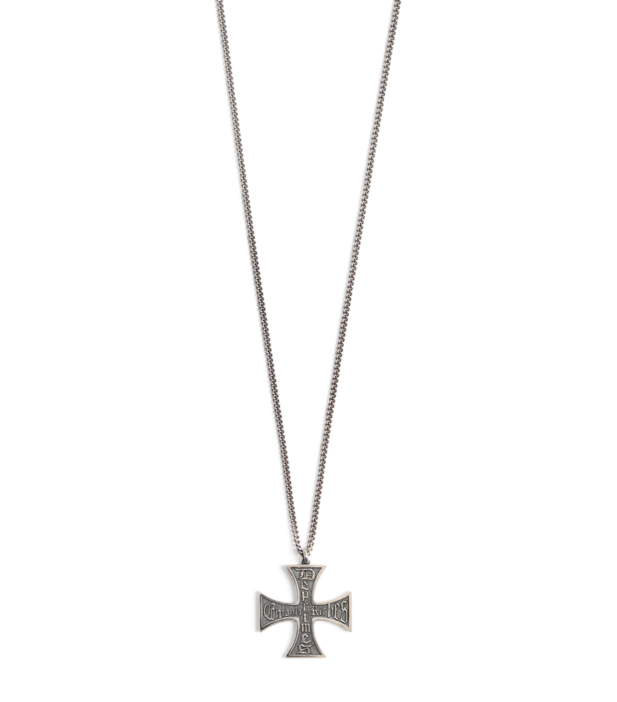 Enfants Riches Déprimés Sterling Silver Cross Necklace | Fashion Jewellery | Necklaces | Men Accessories | Jewellery | Designers | Enfants Riches Déprimés