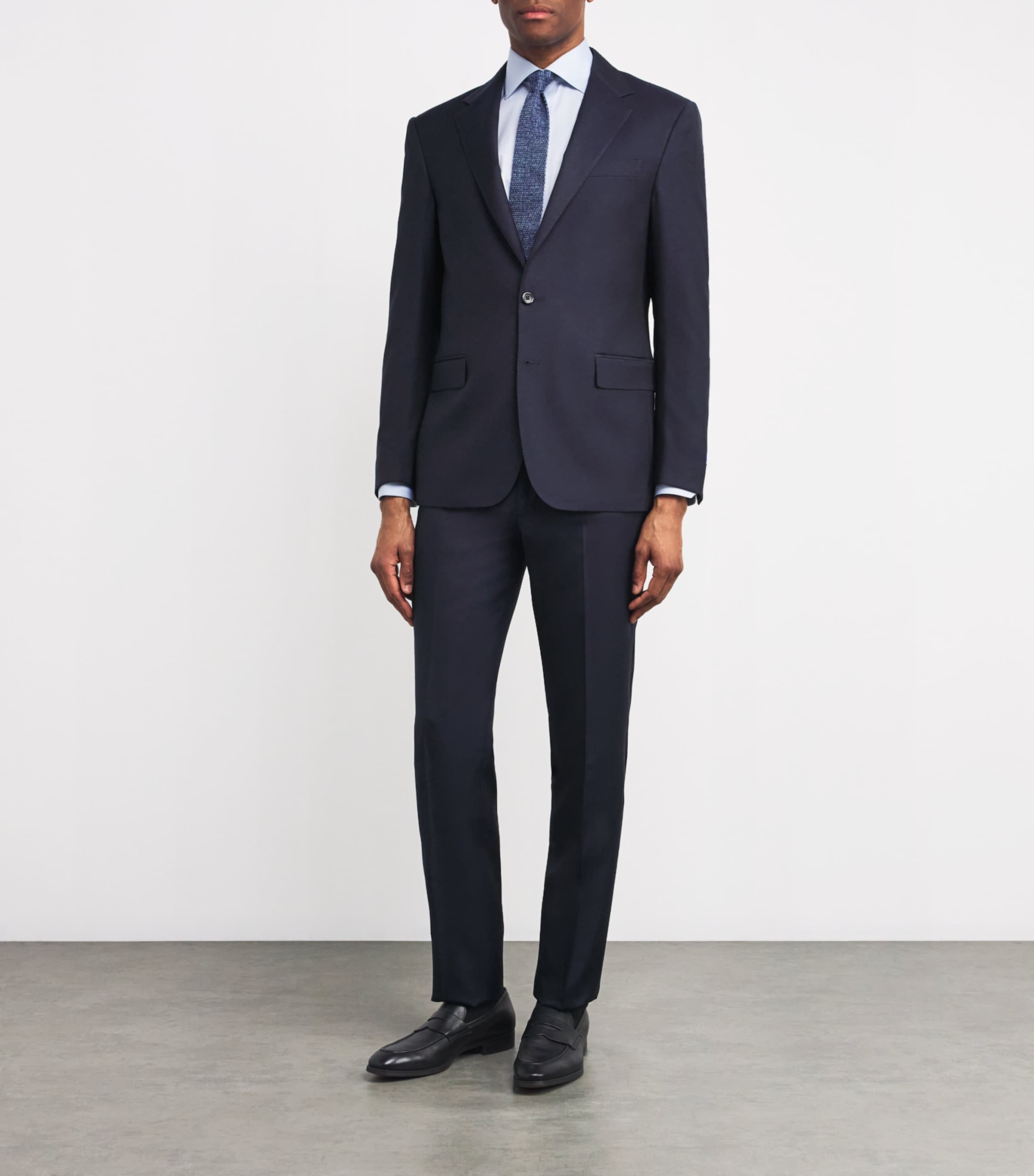 Wool 2-Piece Suit NAVY Image 2