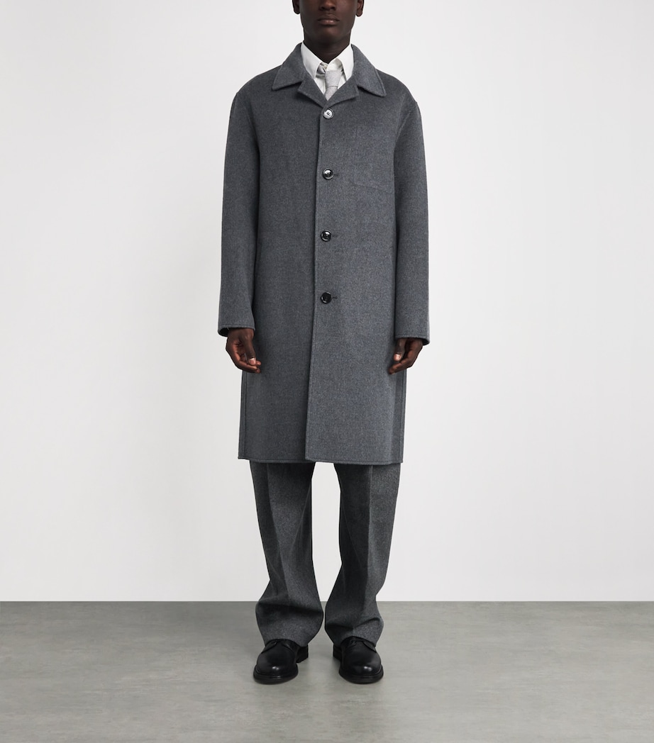 Wool-Cashmere Overcoat 055 - GRIS CHINE Image 3
