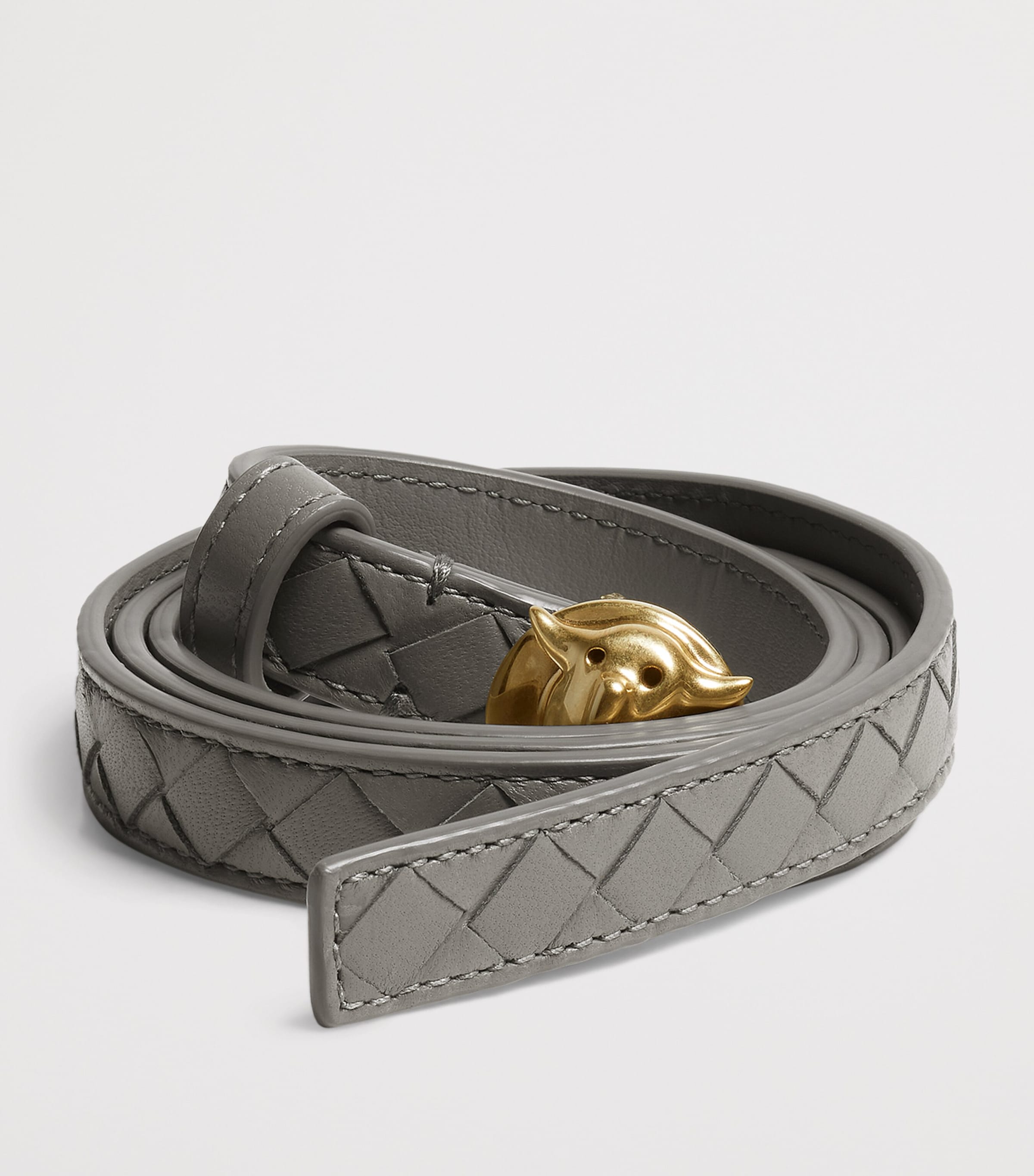 Bottega Veneta Leather Faces Belt Image 3