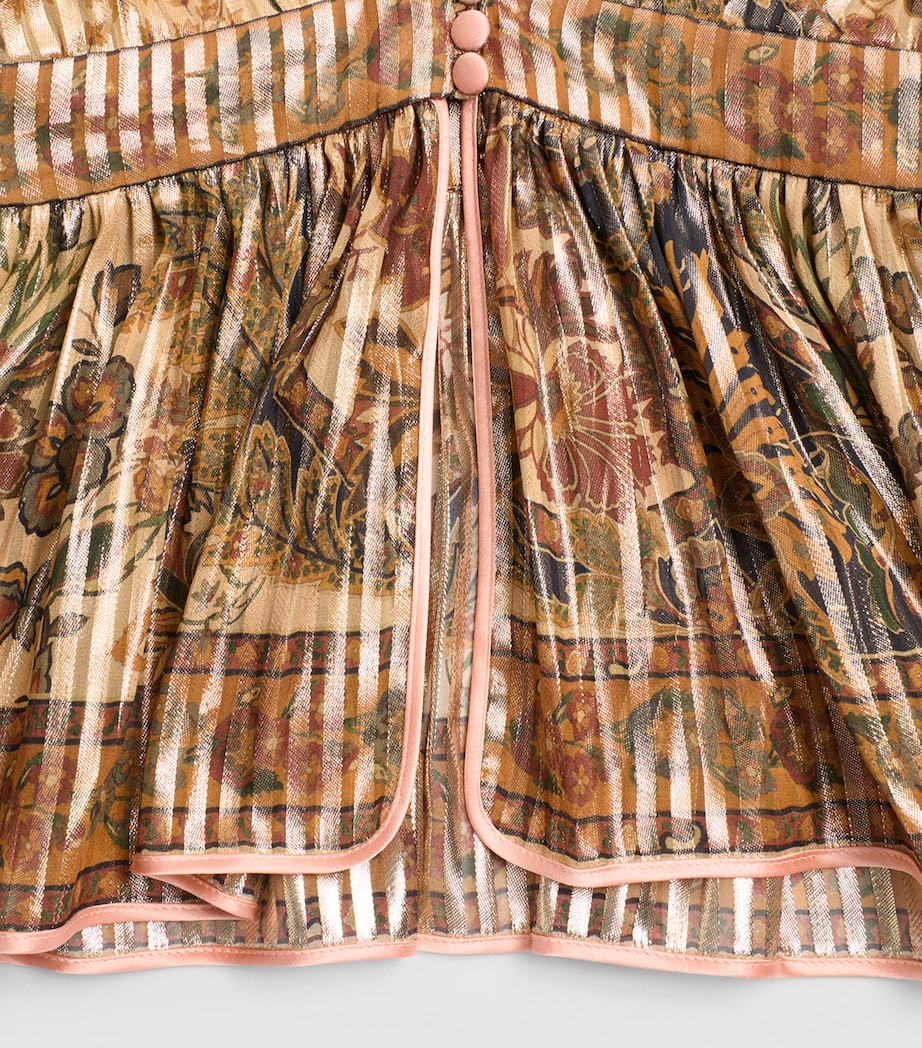 Silk-Blend Cut-Out Bouse UK1 Image 7