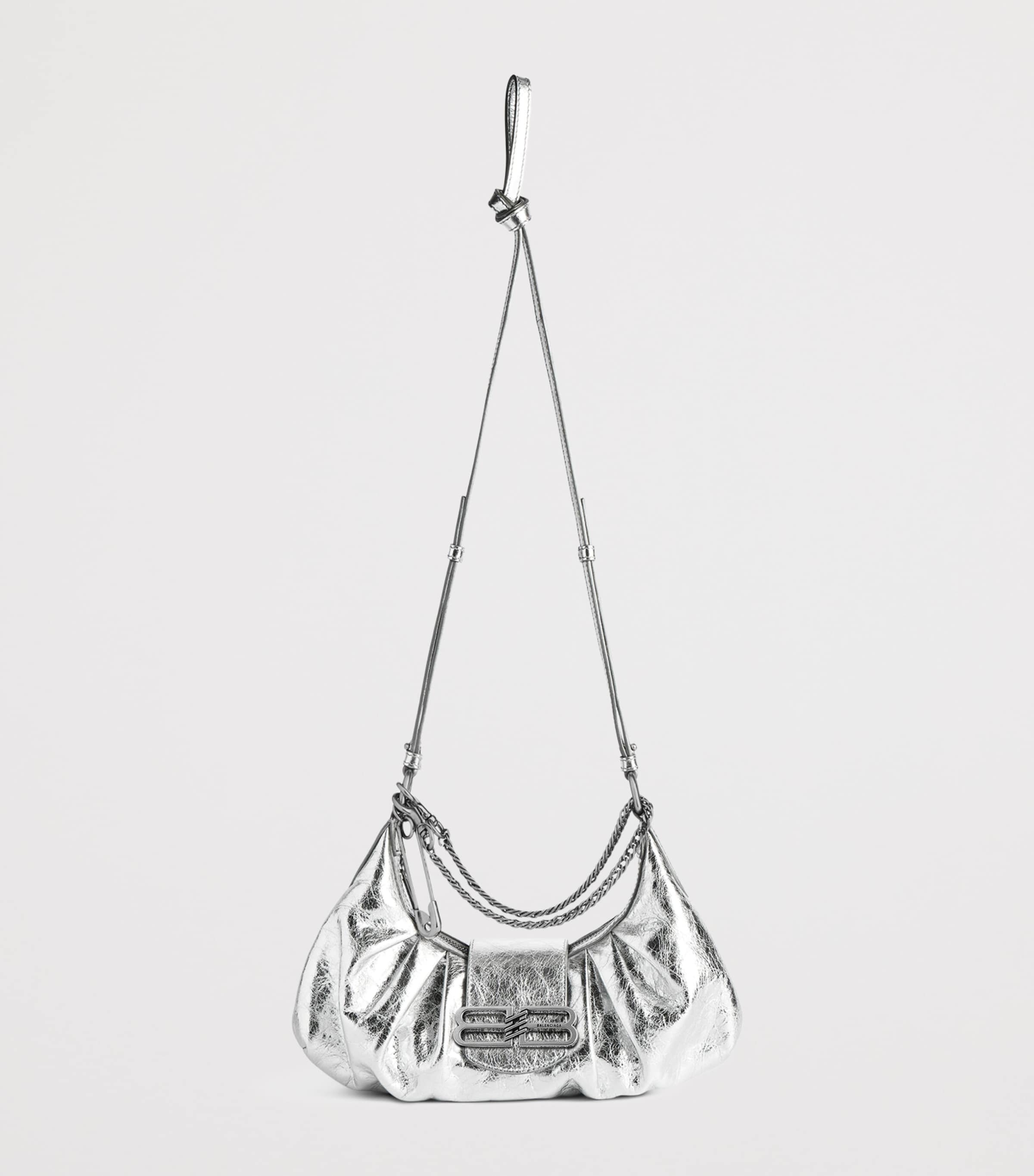 Small Metallic Lambskin Pamela Shoulder Bag 8122 Image 2