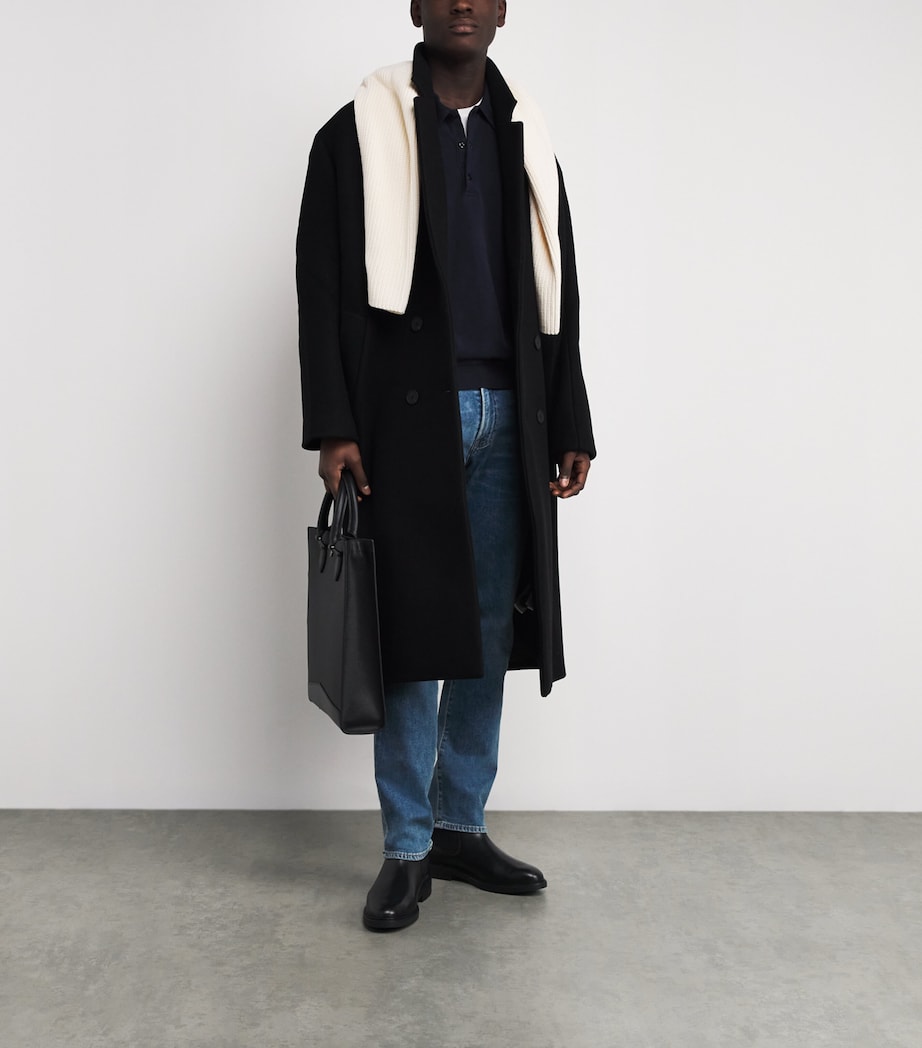 Cotton Piqué Polo Shirt NVY Image 2