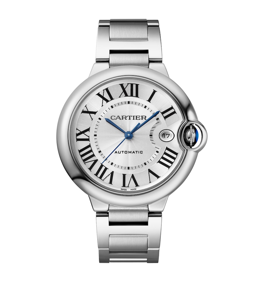 Stainless Steel Ballon Bleu de Cartier Watch 40mm BLACK Image 1