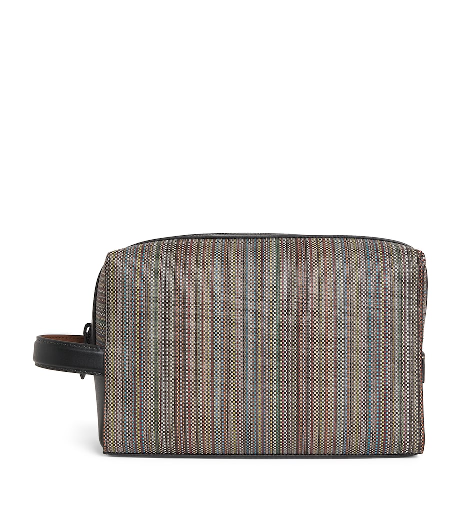 Signature Stripe Print Wash Bag 92_MULTI COLOURED Image 1