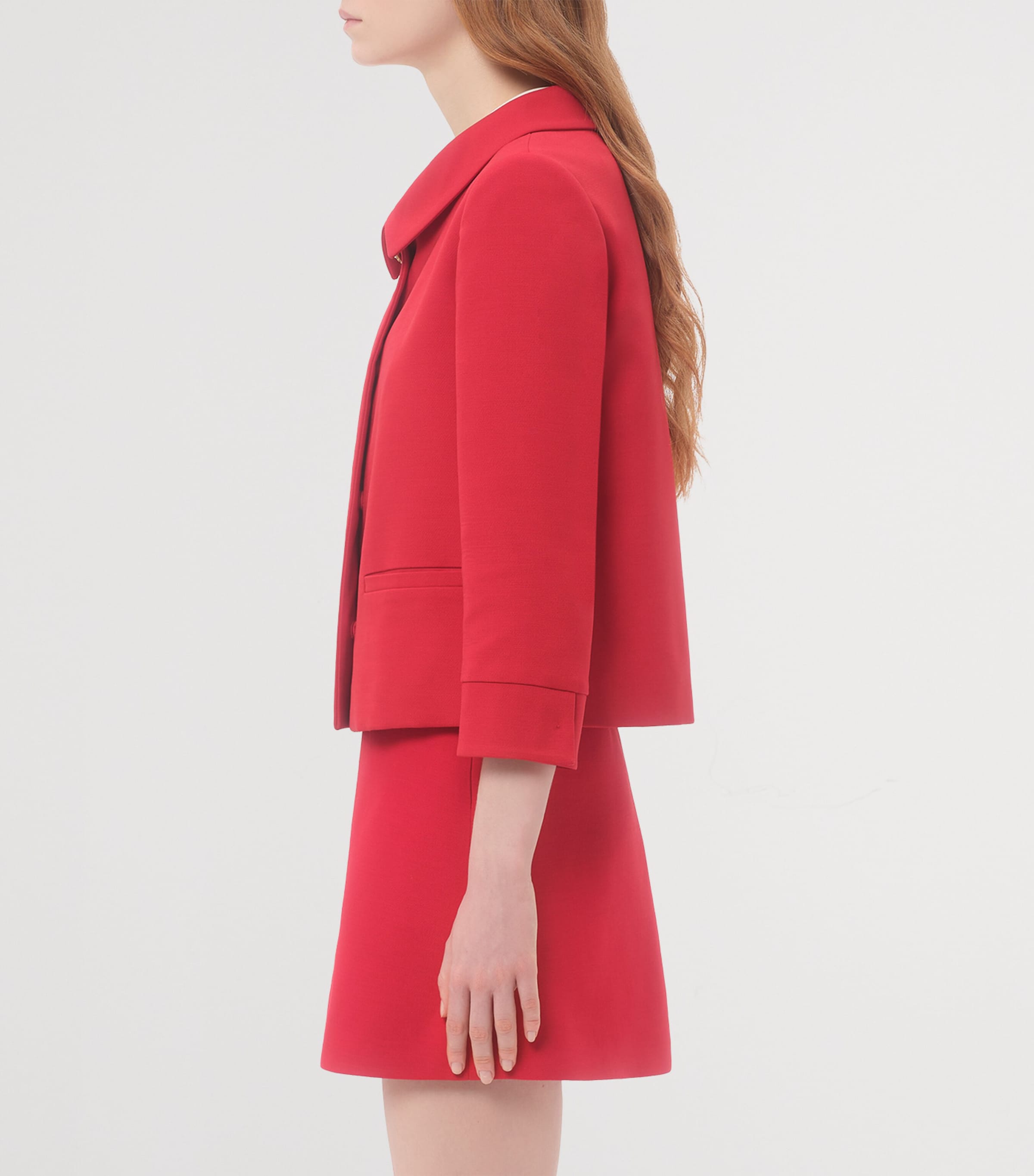 Wool-Silk Embellished Jacket R9M Image 3