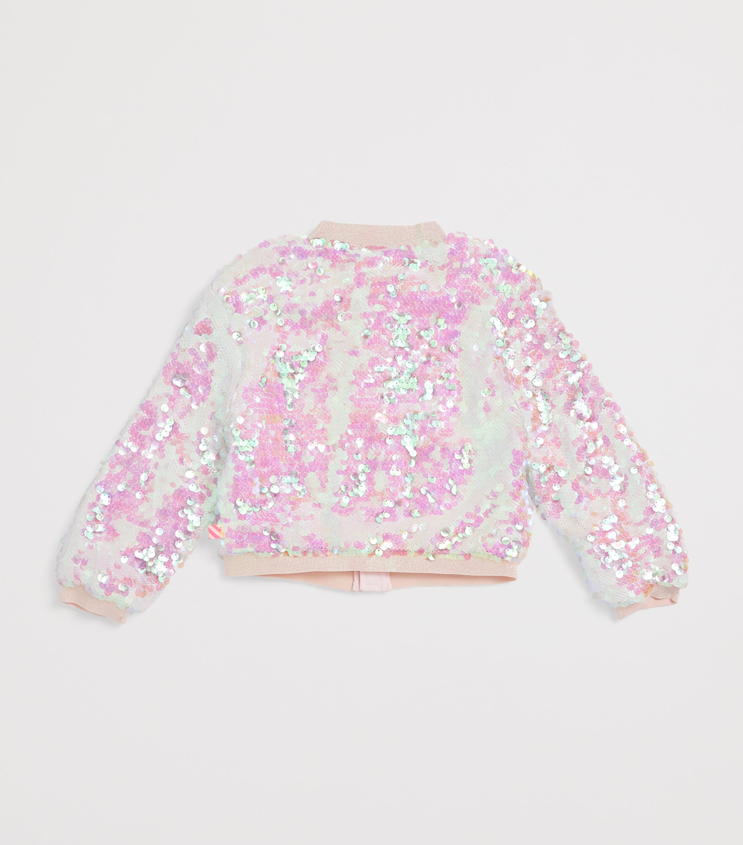 Sequin Bomber Jacket (4-12 Years) 111WHITE Image 2