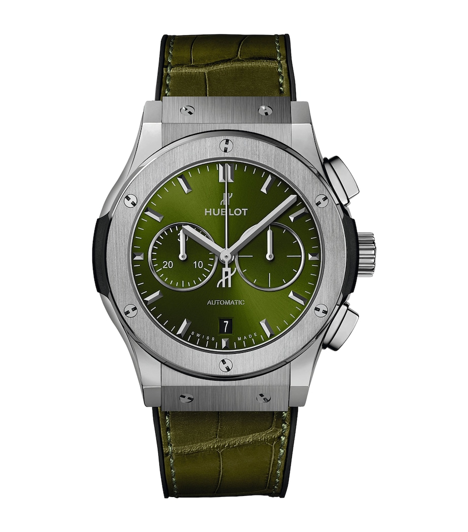 Titanium Classic Fusion Chronograph Watch 42mm GREY Image 1
