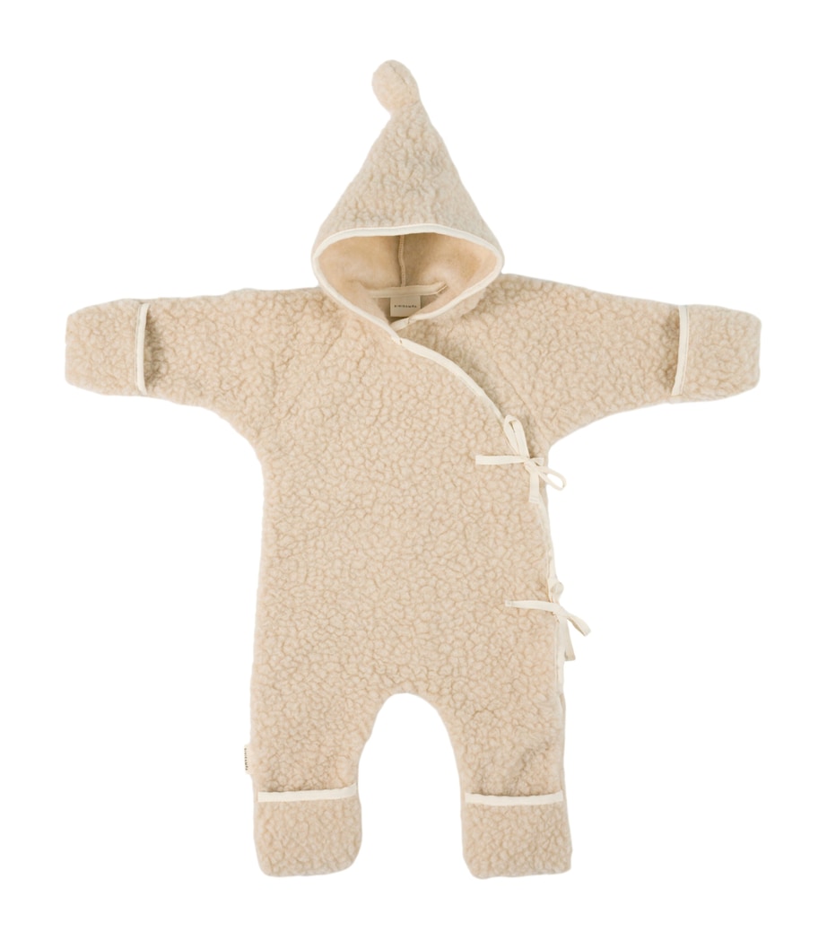 Binibamba Merino Wool Peanut Sleepsuit (6-18 Months) Peanut Image 1