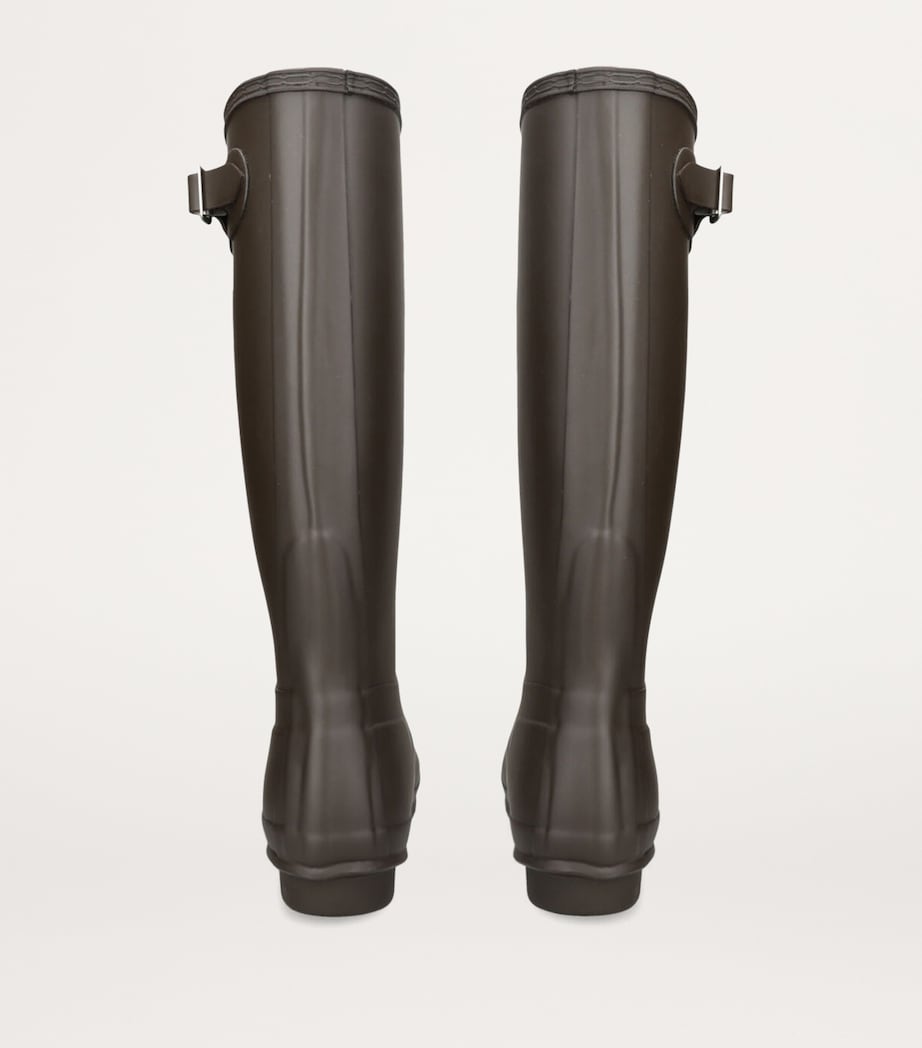 Original Tall Wellington Boots DARK BROWN Image 2