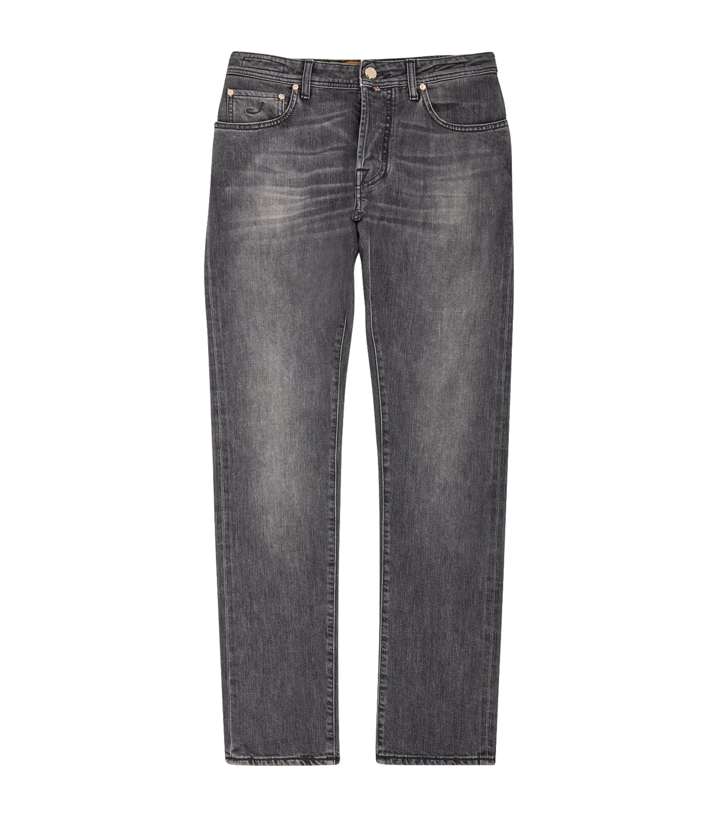 Shop Jacob Cohen Bard Slim Jeans In Grey