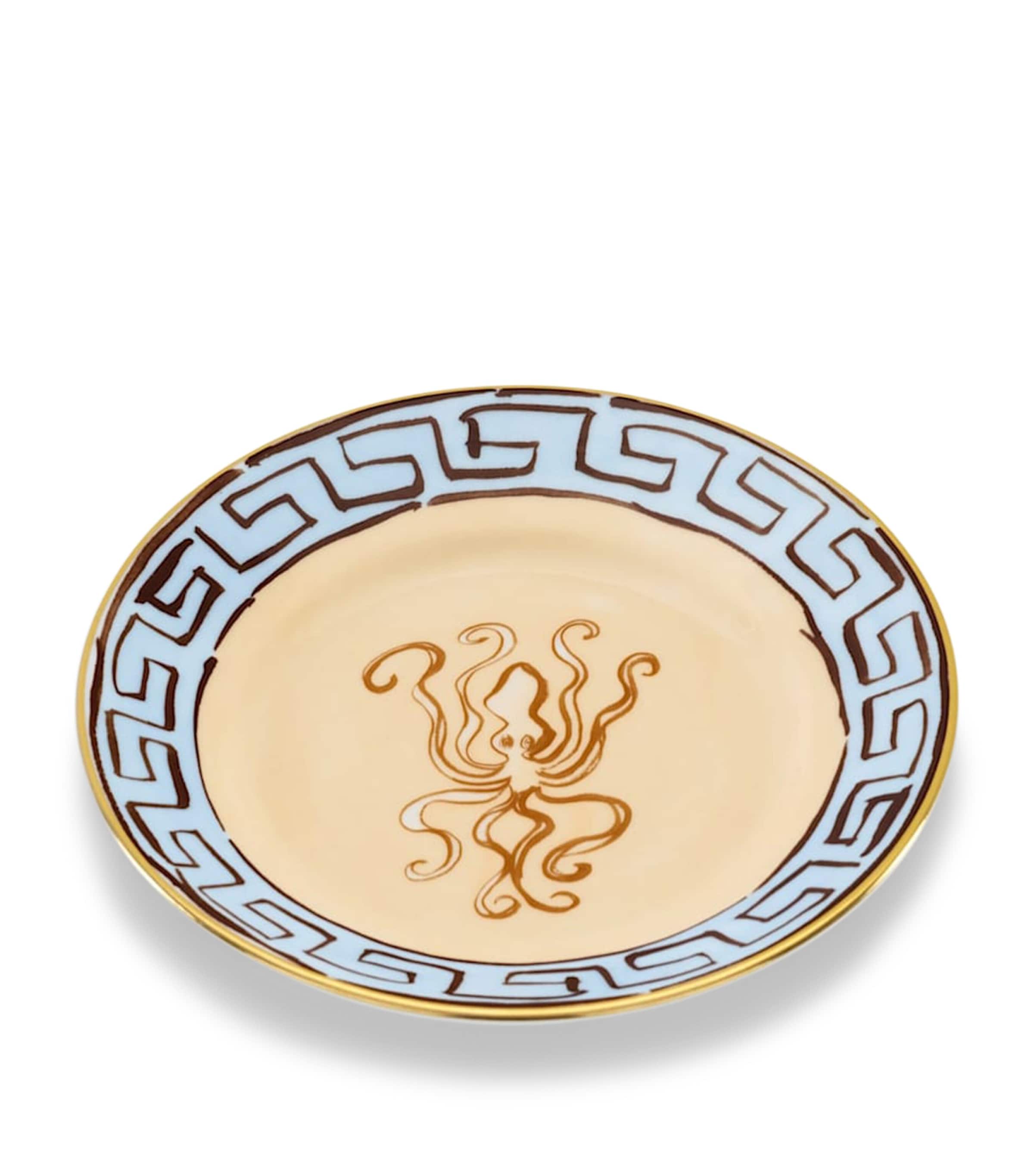 GINORI 1735 Porcelain Il Viaggio di Nettuno Bread Plate (16cm) Image 4