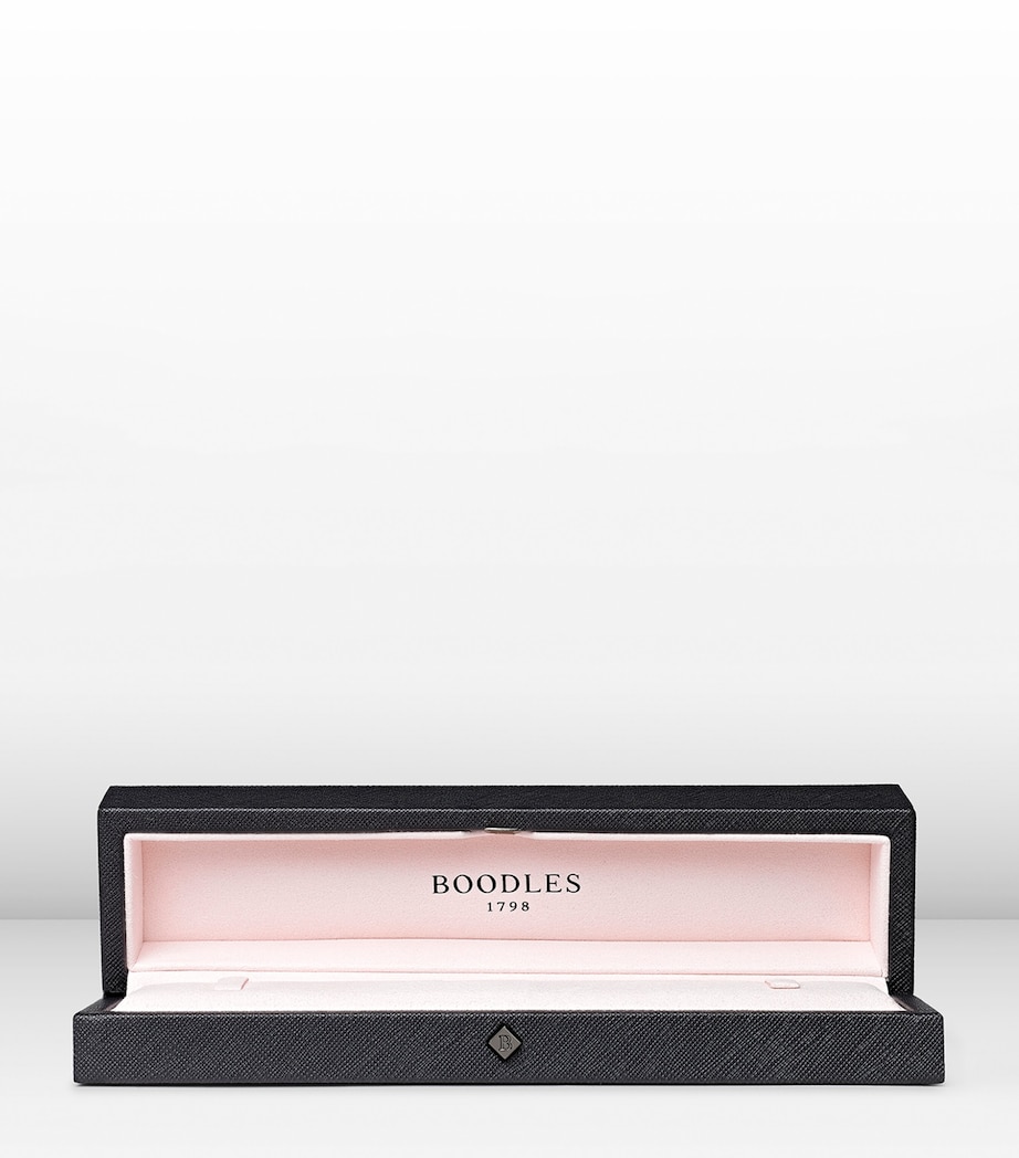 Platinum, Rose Gold and Diamond Be Boodles Bangle PLATINUM Image 3