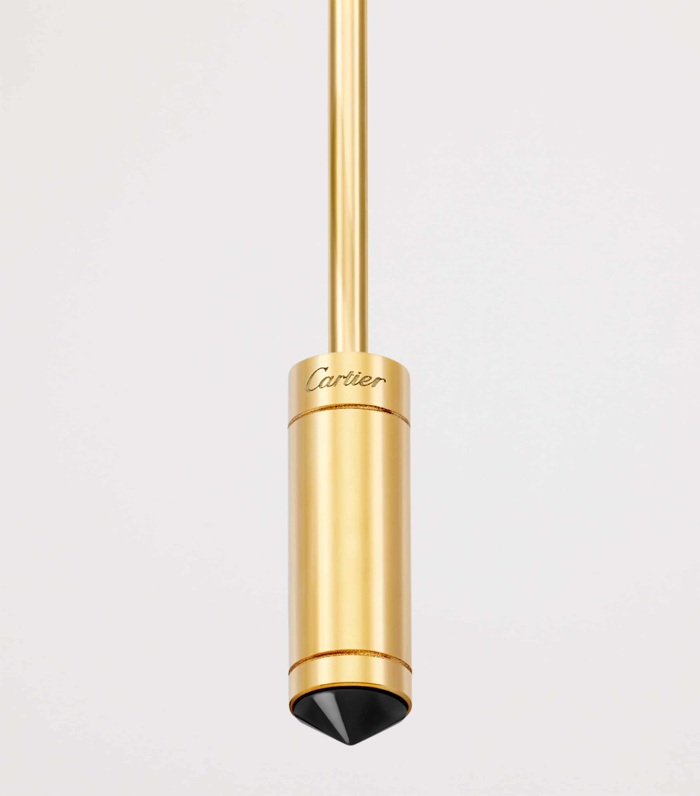 Yellow Gold, Onyx and Tsavorites Panthère de Cartier Tie Pin YELLOW GOLD Image 2