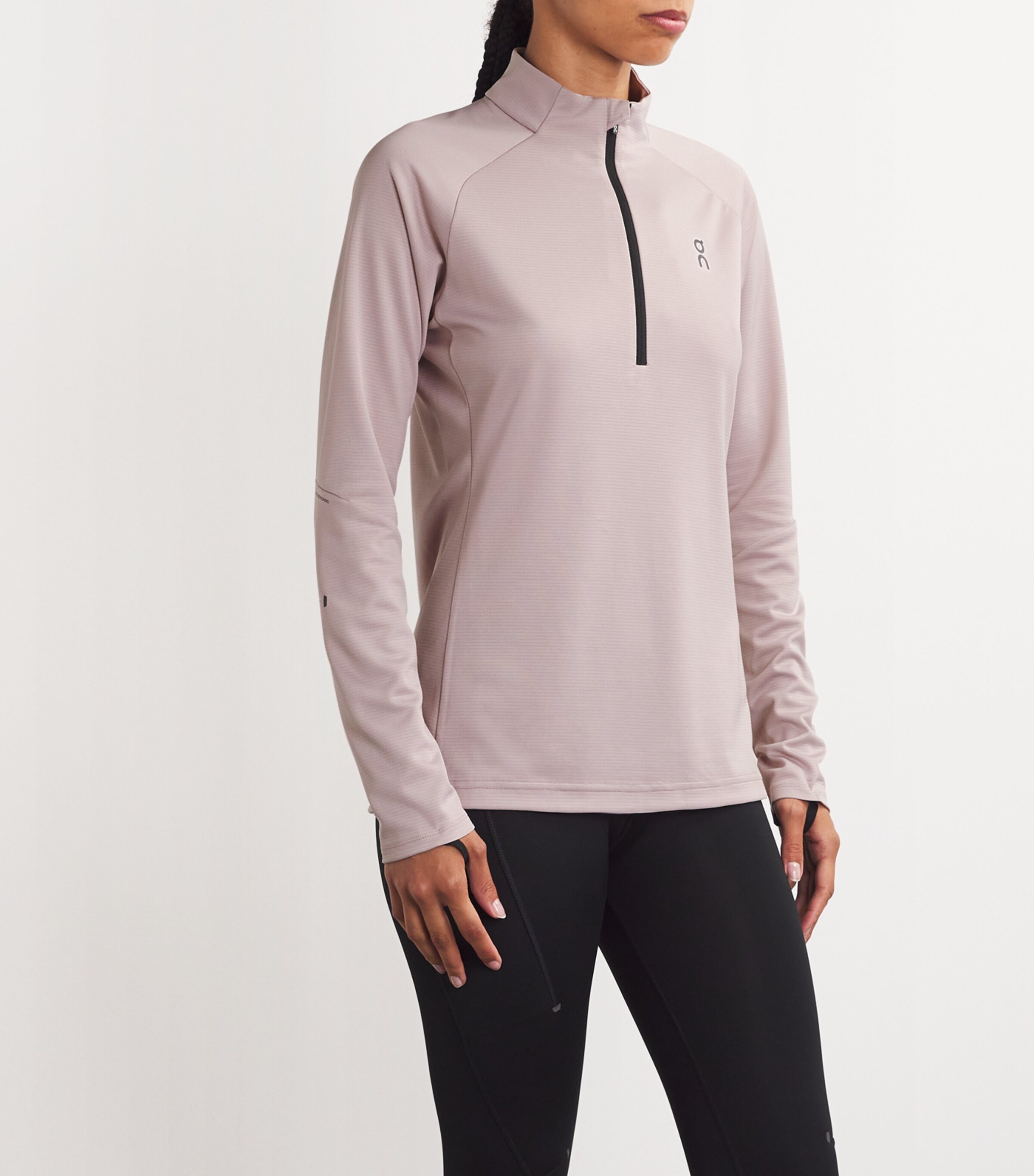 Climate Quarter-Zip Long-Sleeve Top FADE Image 3