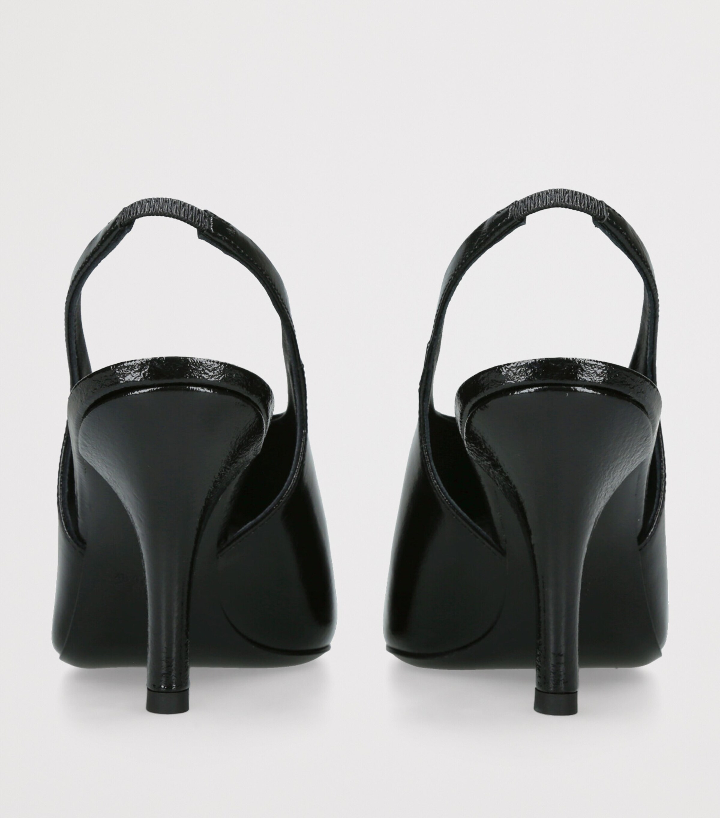 Toteme Leather Contour Slingback Pumps 85 Black Image 2