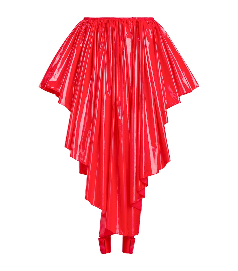 Alaïa Womens Gathered Maxi Skirt Rock Image 1
