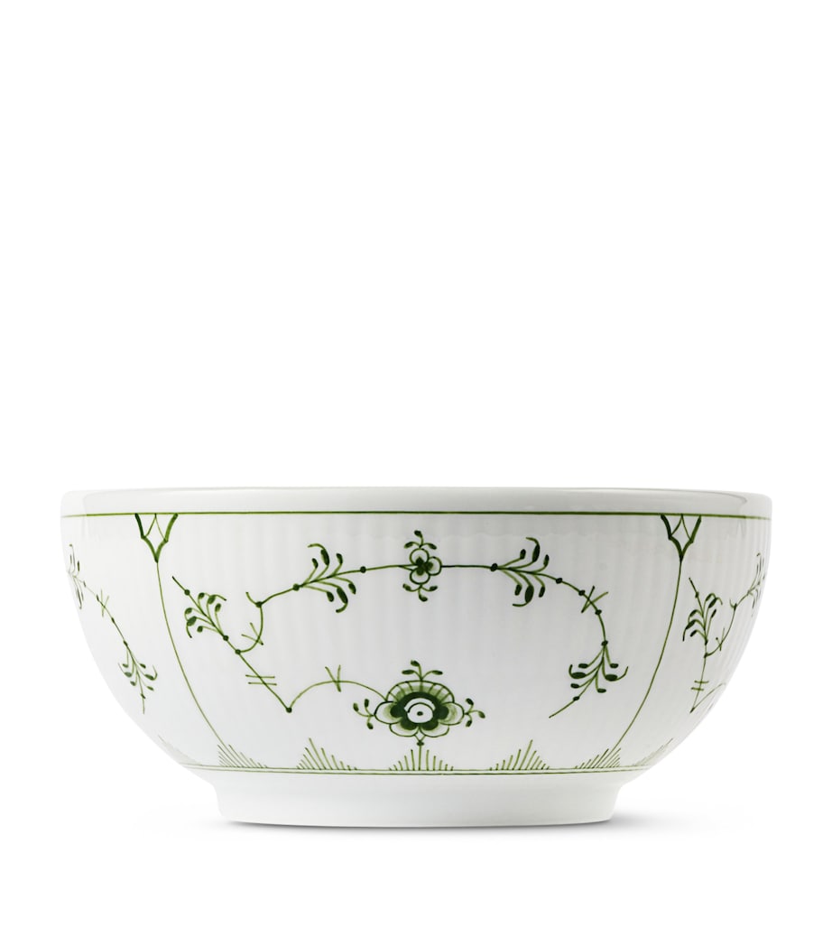 Royal Copenhagen Fluted Plain Bowl (470ml) Green Image 1