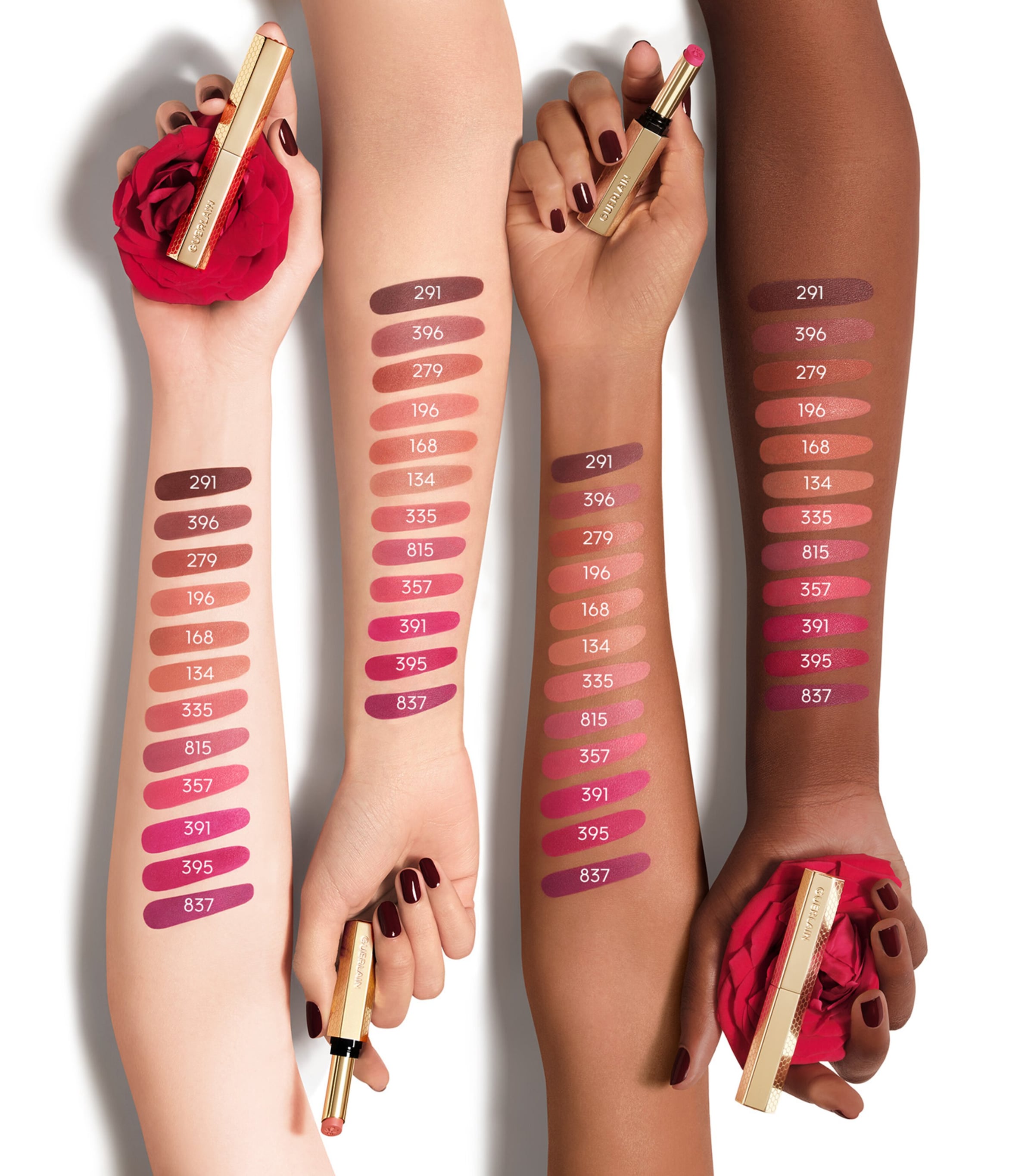 Guerlain KissKiss Honey-Infused Intense Lipstick Sweet Cosmos Image 3