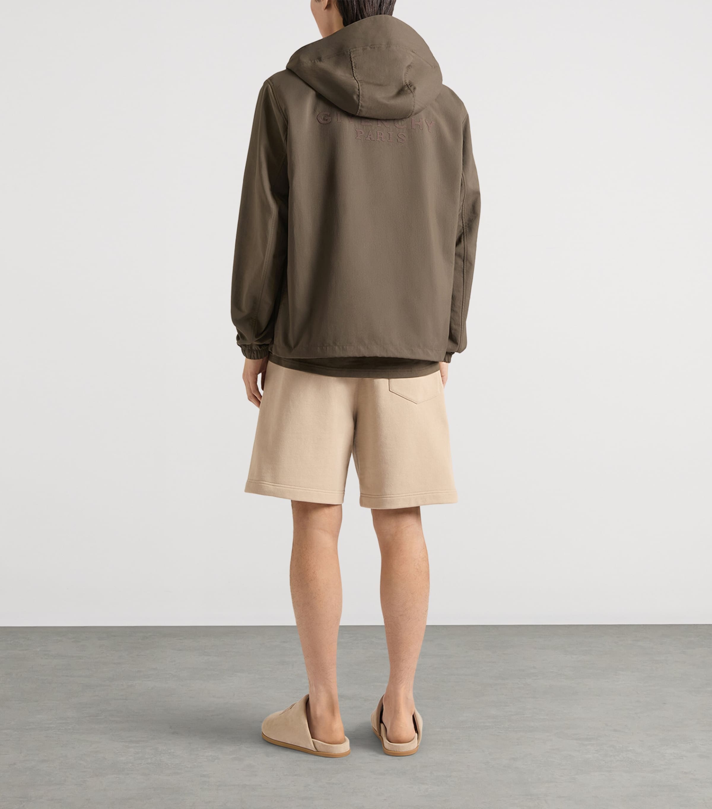 Givenchy Mens Cotton Fleece Bermuda Shorts Image 3