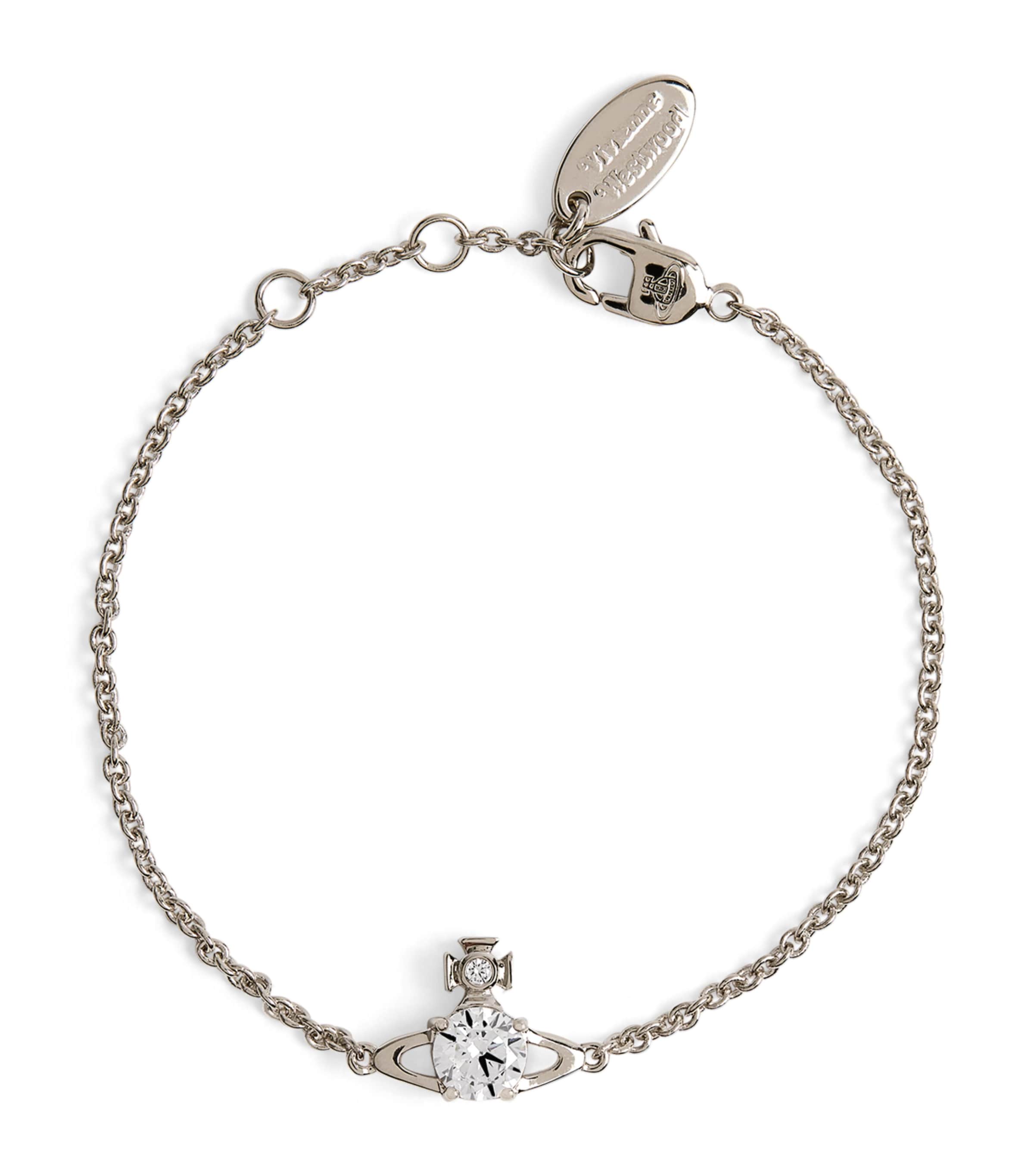 Vivienne Westwood Small Reina Bracelet In Silver