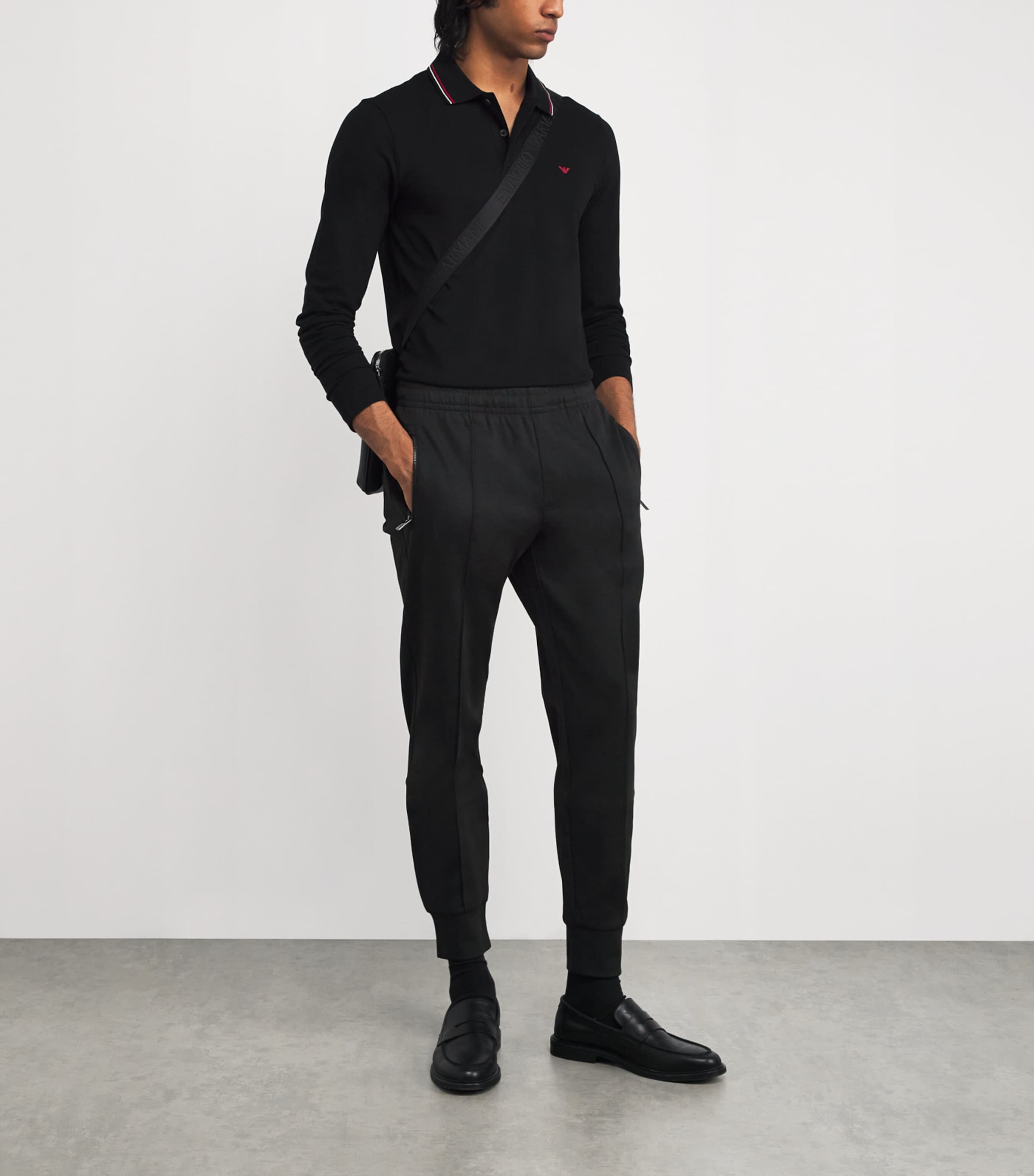 Cotton-Blend Zip-Pocket Sweatpants 999 Image 2