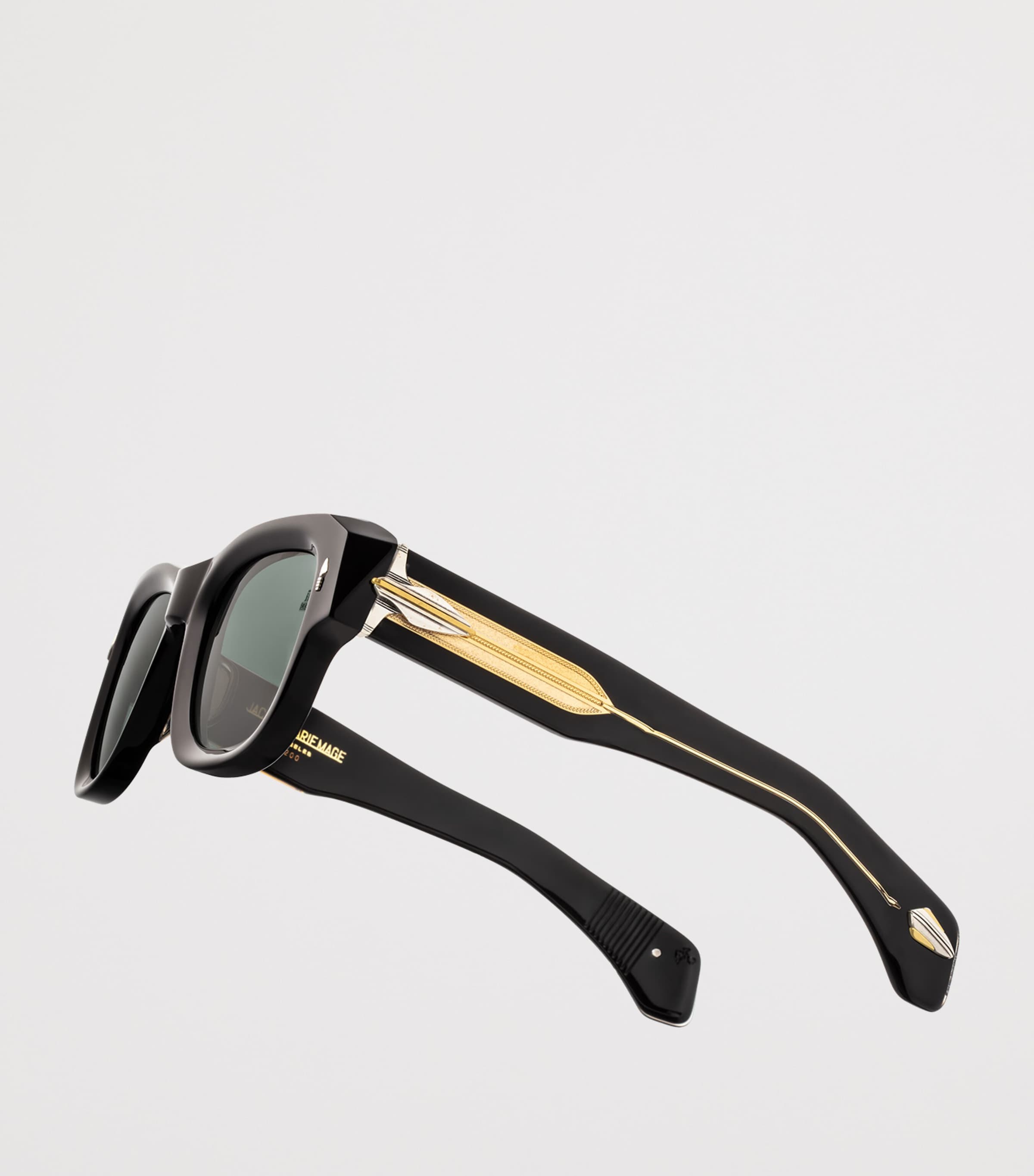 Jacques Marie Mage Conrad Square Sunglasses Noir Image 5
