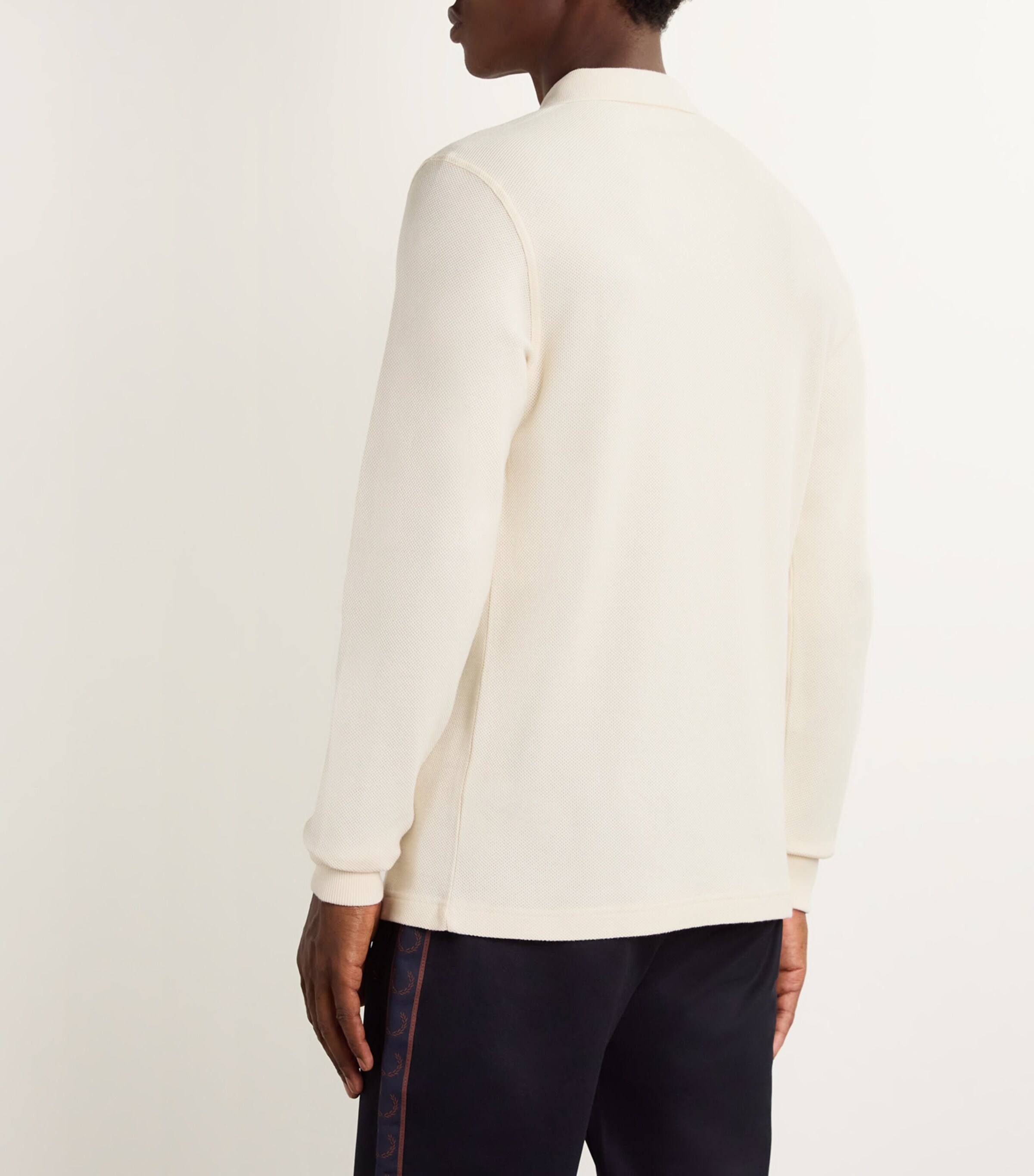 Cotton Logo Polo Shirt 560-ECRU Image 4