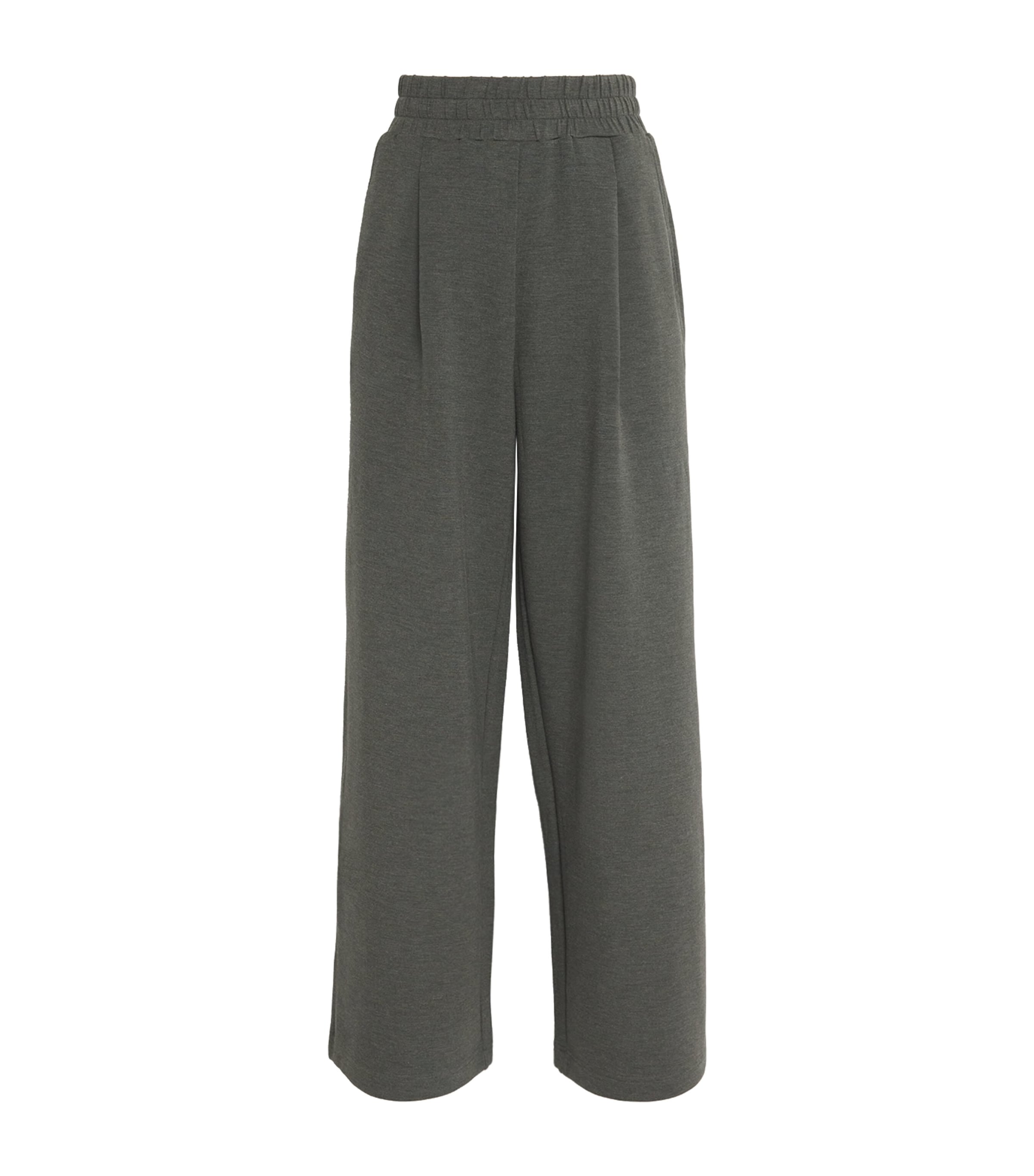 The Extra Wide Leg Trousers OLIVE MARL Image 1