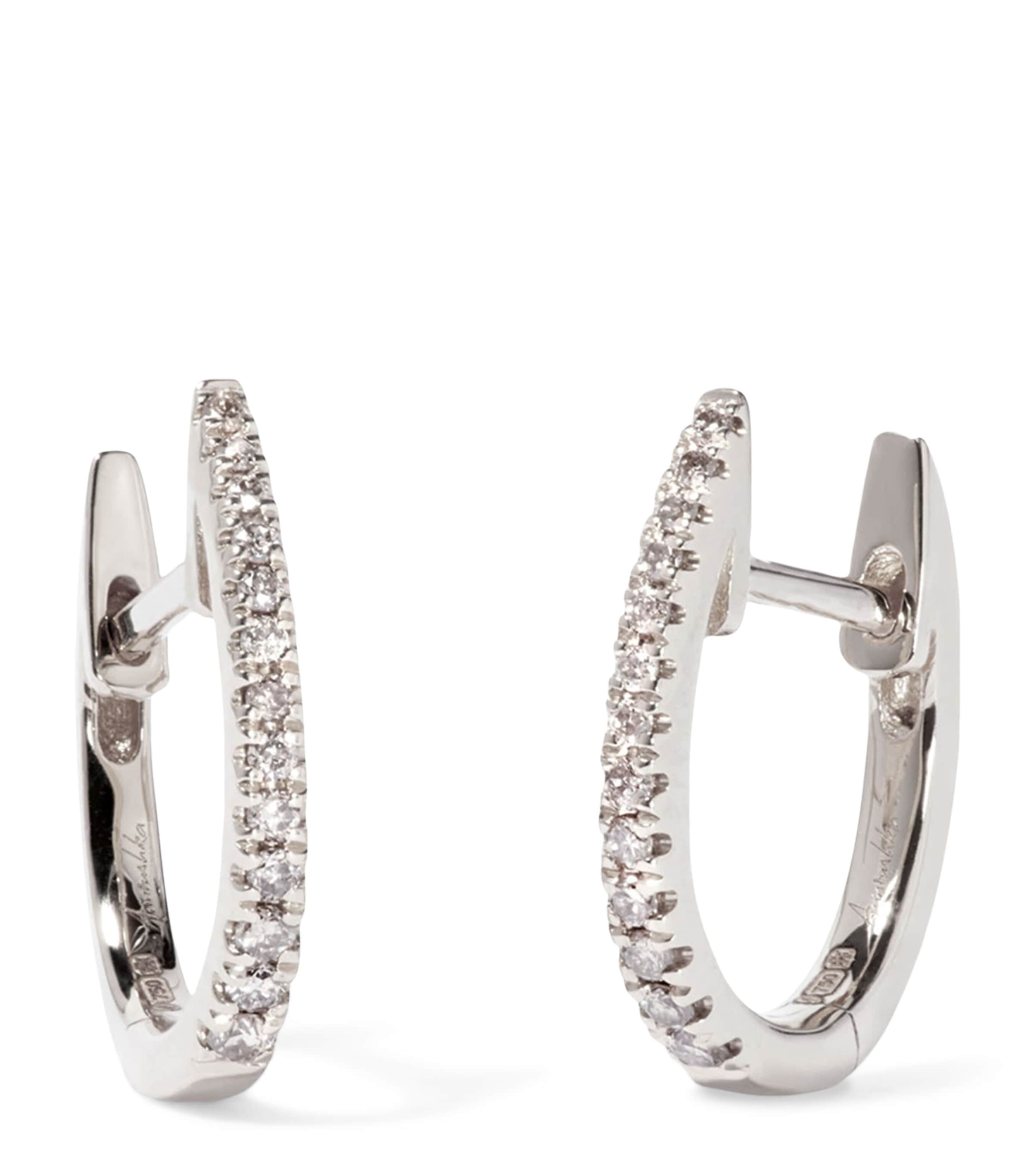 Annoushka Eclipse Hoop Earrings In Silver