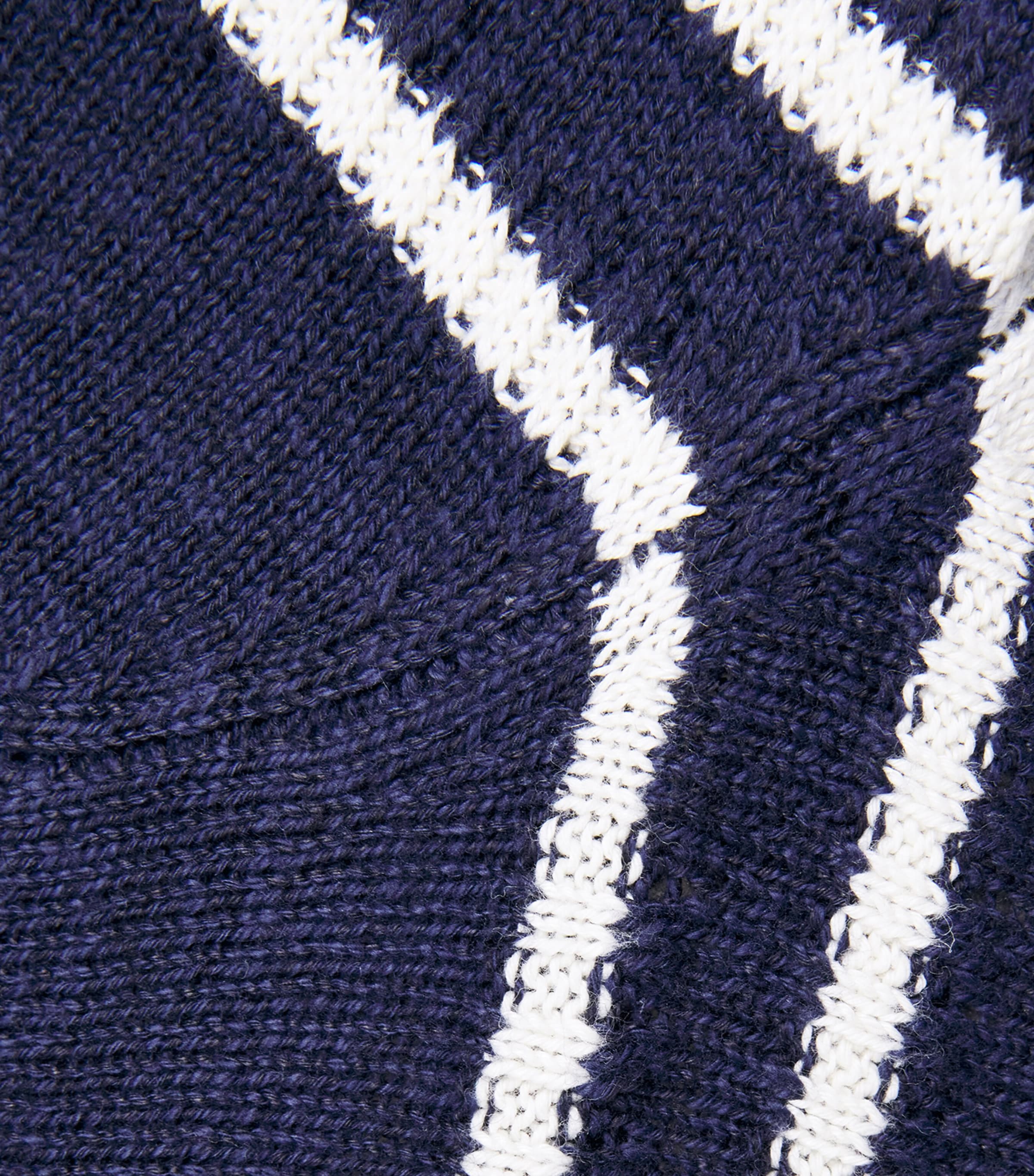 PAIGE Mens Linen-Cotton Striped Beaux Sweater Gravity Stripe Image 5