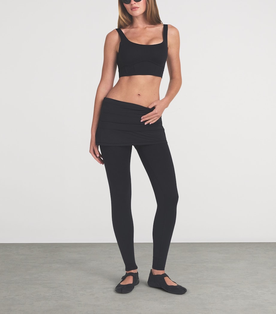 NikeSKIMS Womens NikeSKIMS Corset Sports Bra Obsidian Image 2