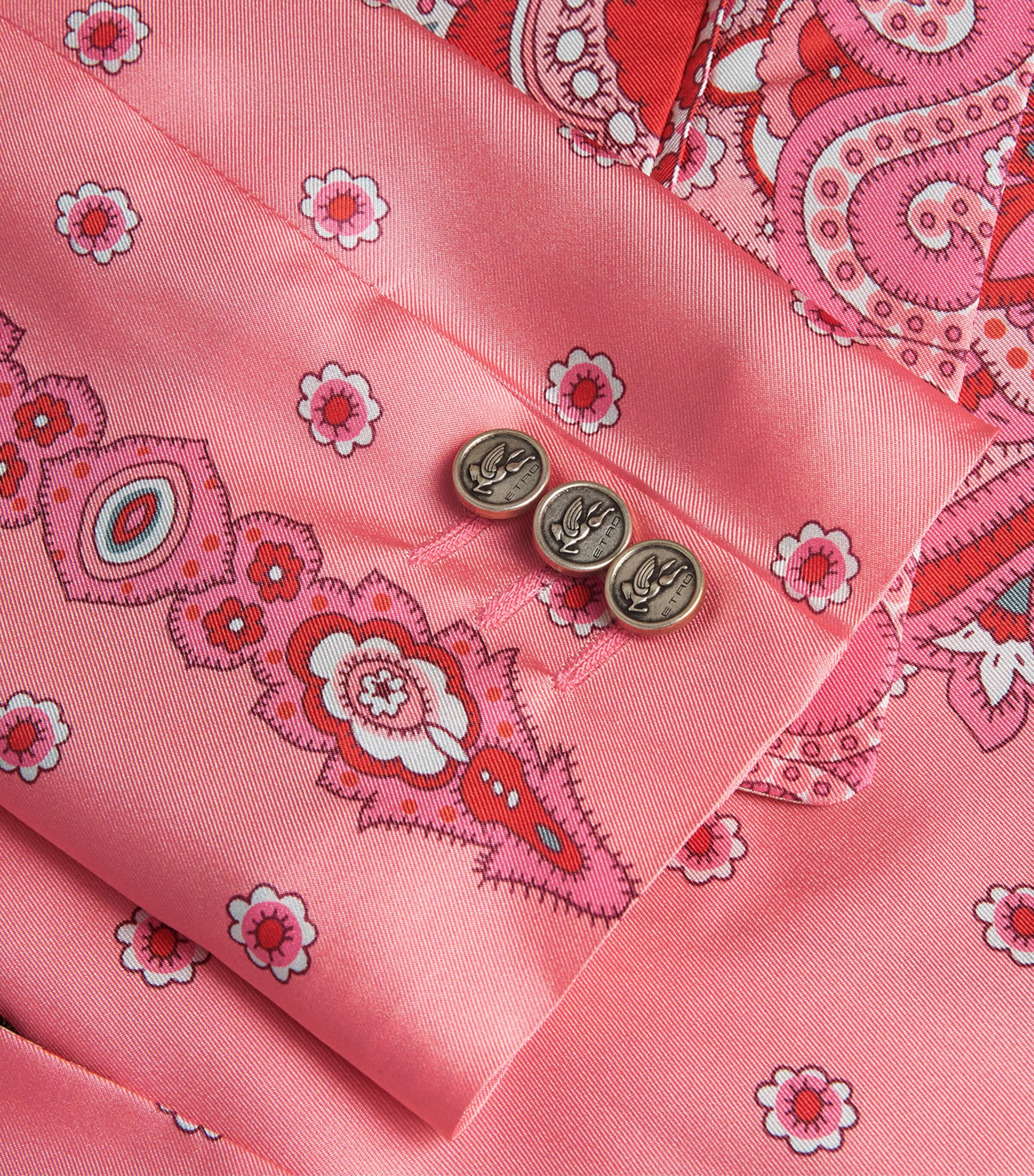 Etro Womens Silk Paisley Blazer Image 5