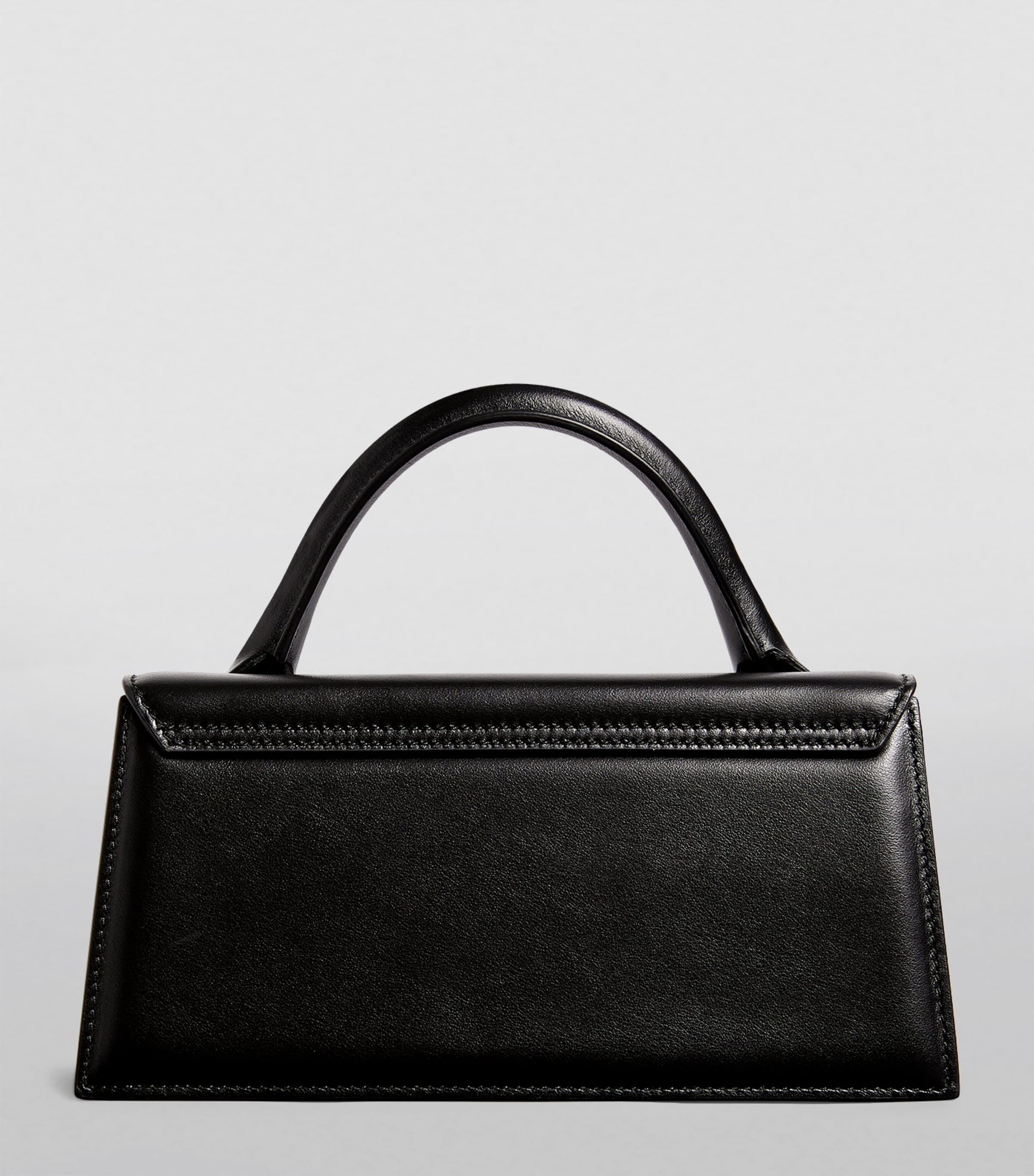 Leather Le Chiquito Long Top-Handle Bag BLACK Image 4