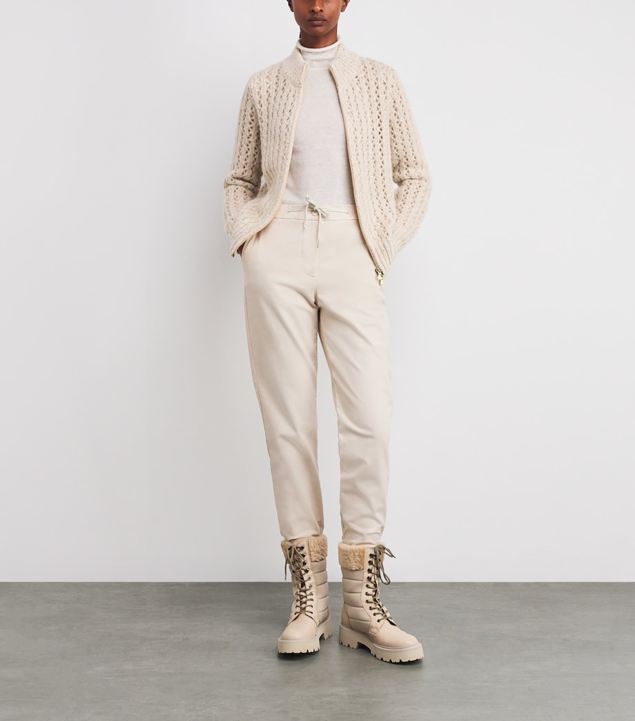 Cotton-Blend Drawstring Trousers SABBIA Image 2