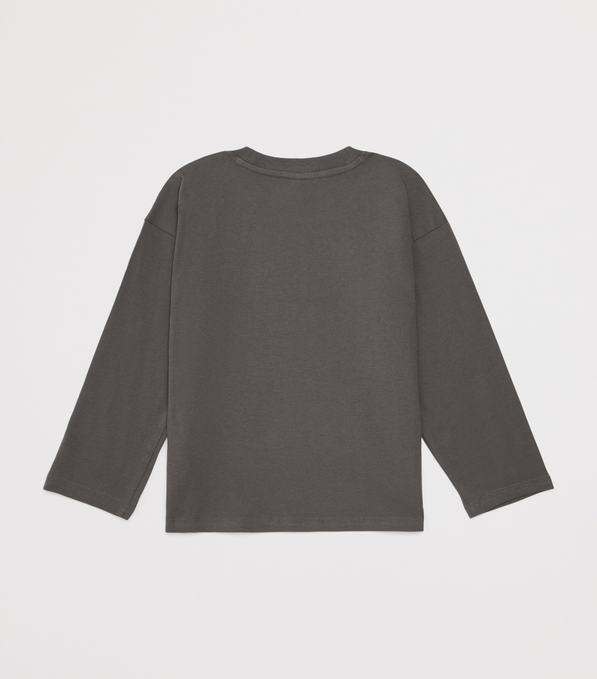 Mini Rodini Cotton Alien T-Shirt (3-11 Years) Grey Image 2