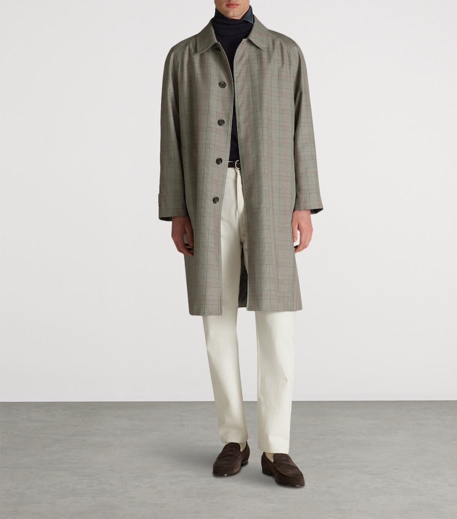 Cotton-Silk Car Overcoat 270STONE Image 2