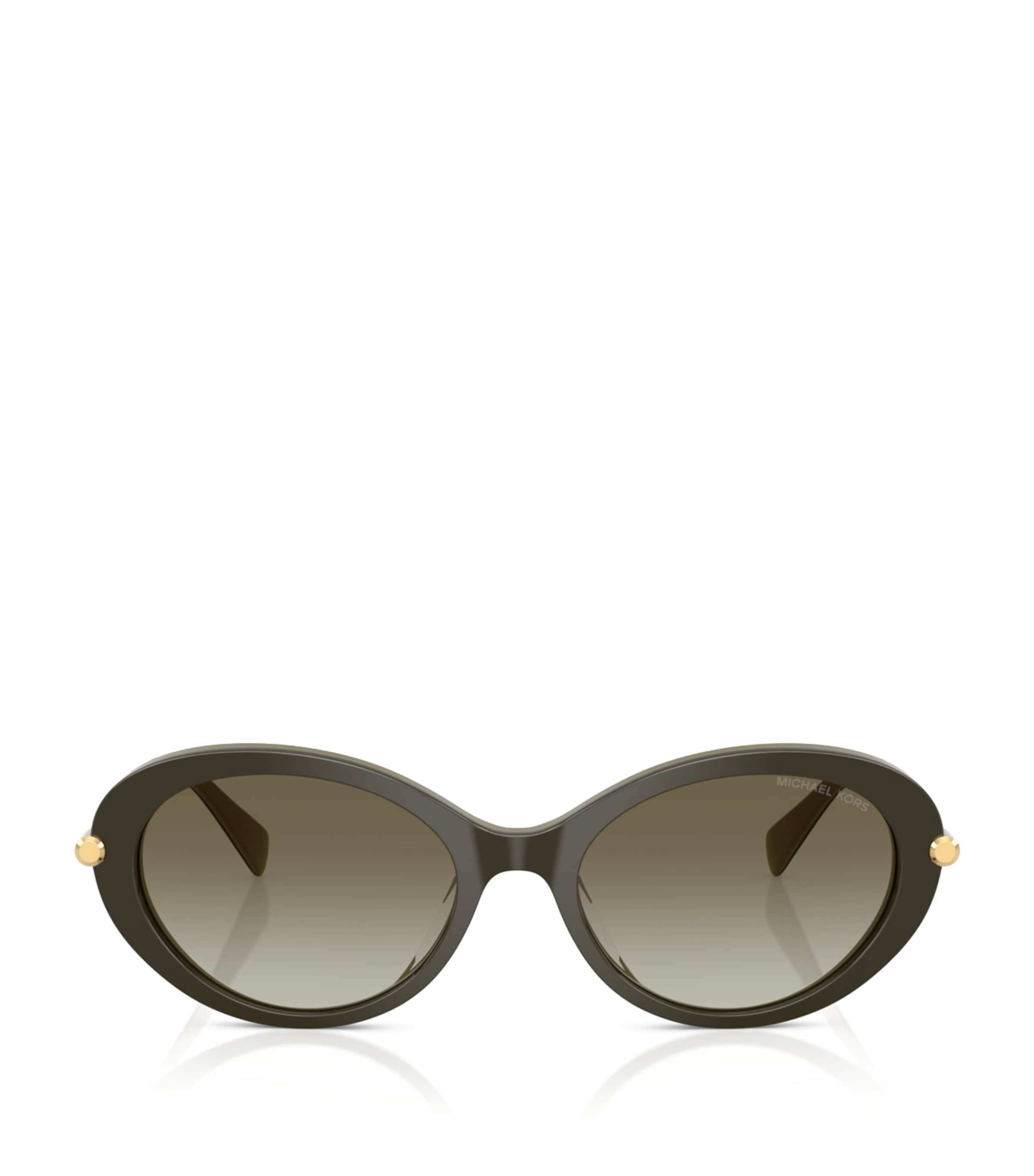 Michael Kors Rockaway Oval Sunglasses Green Image 1