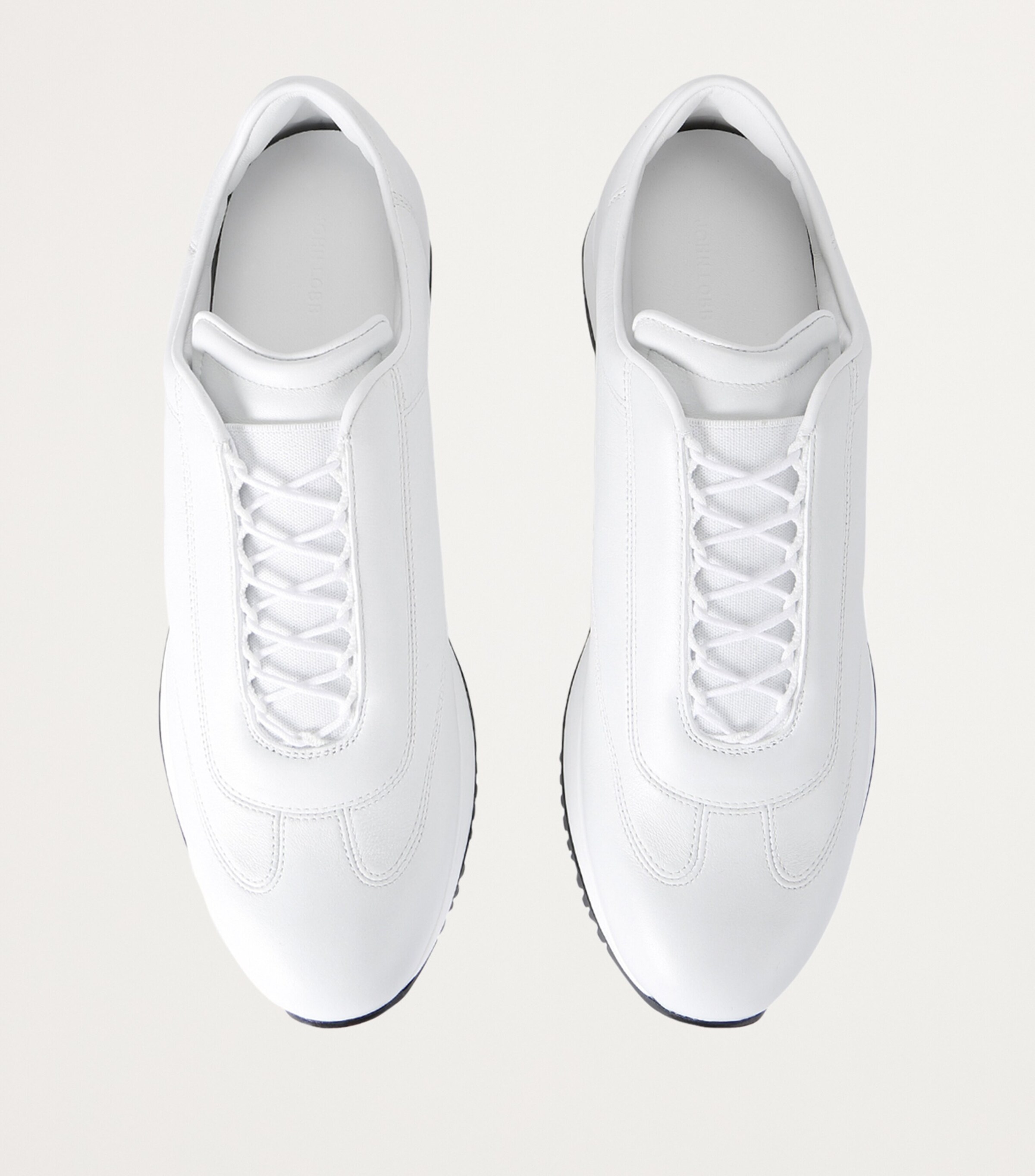 John Lobb Leather River Sneakers White Image 4