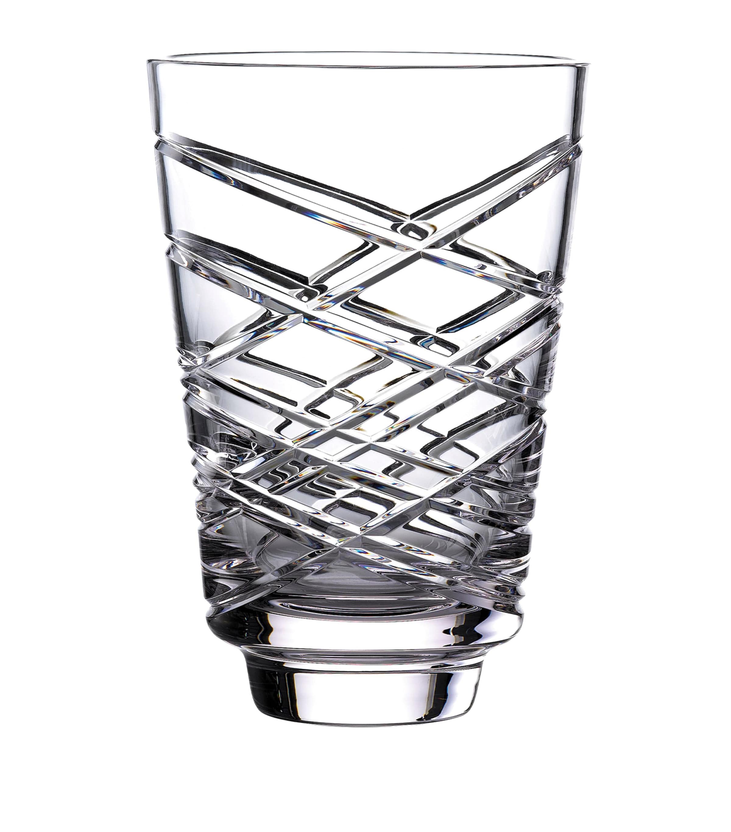 Waterford Crystal Aran Vase In Clear