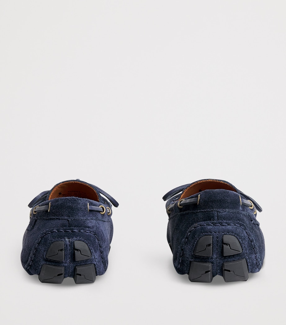 Suede Anders Driving Shoes BLUE Image 4