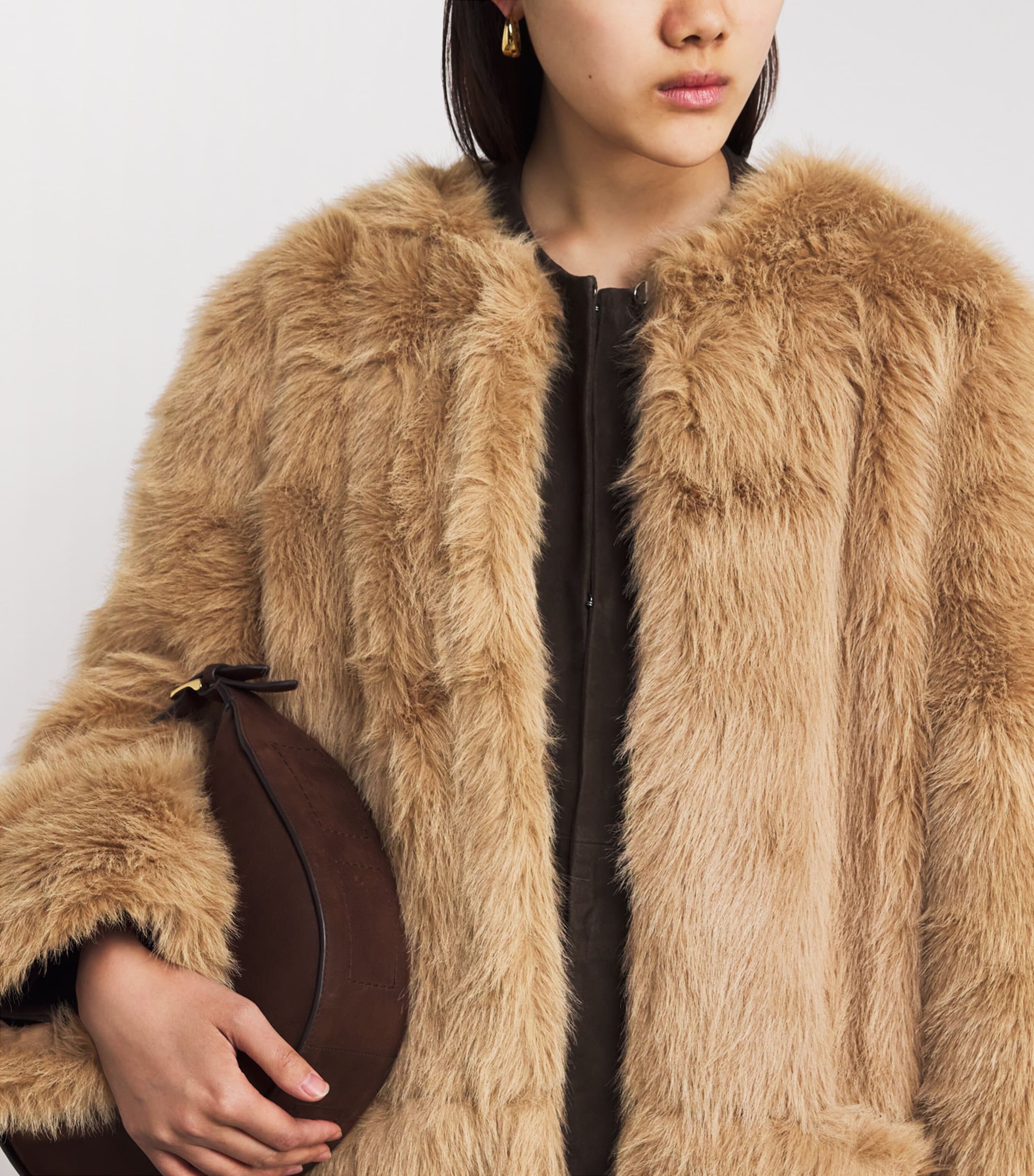 Stylein Beige Faux Fur Haiza Coat | Harrods US