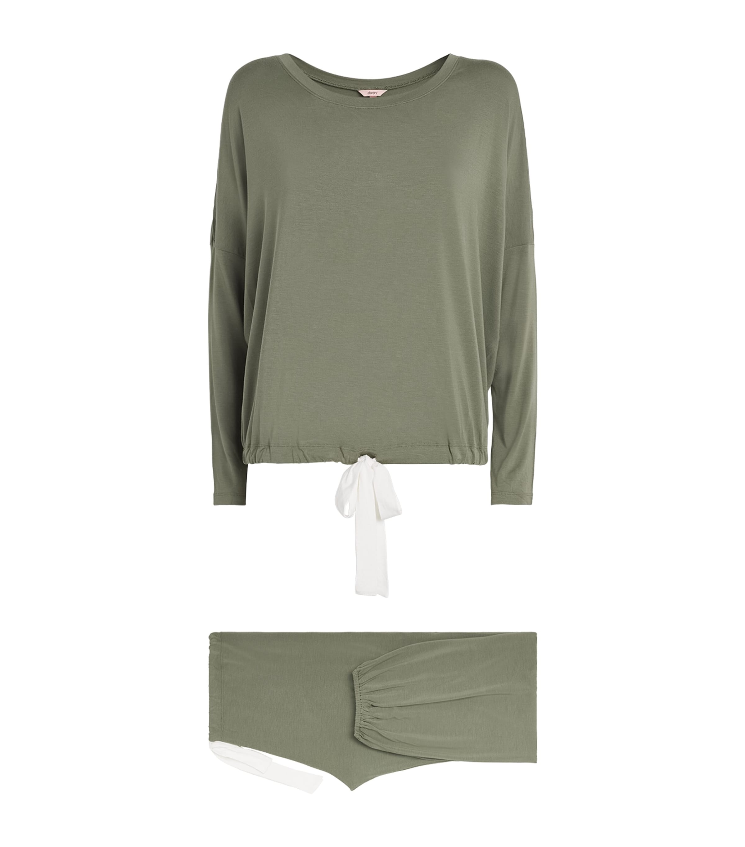 Eberjey Gisele Lounge Pyjamas In Green