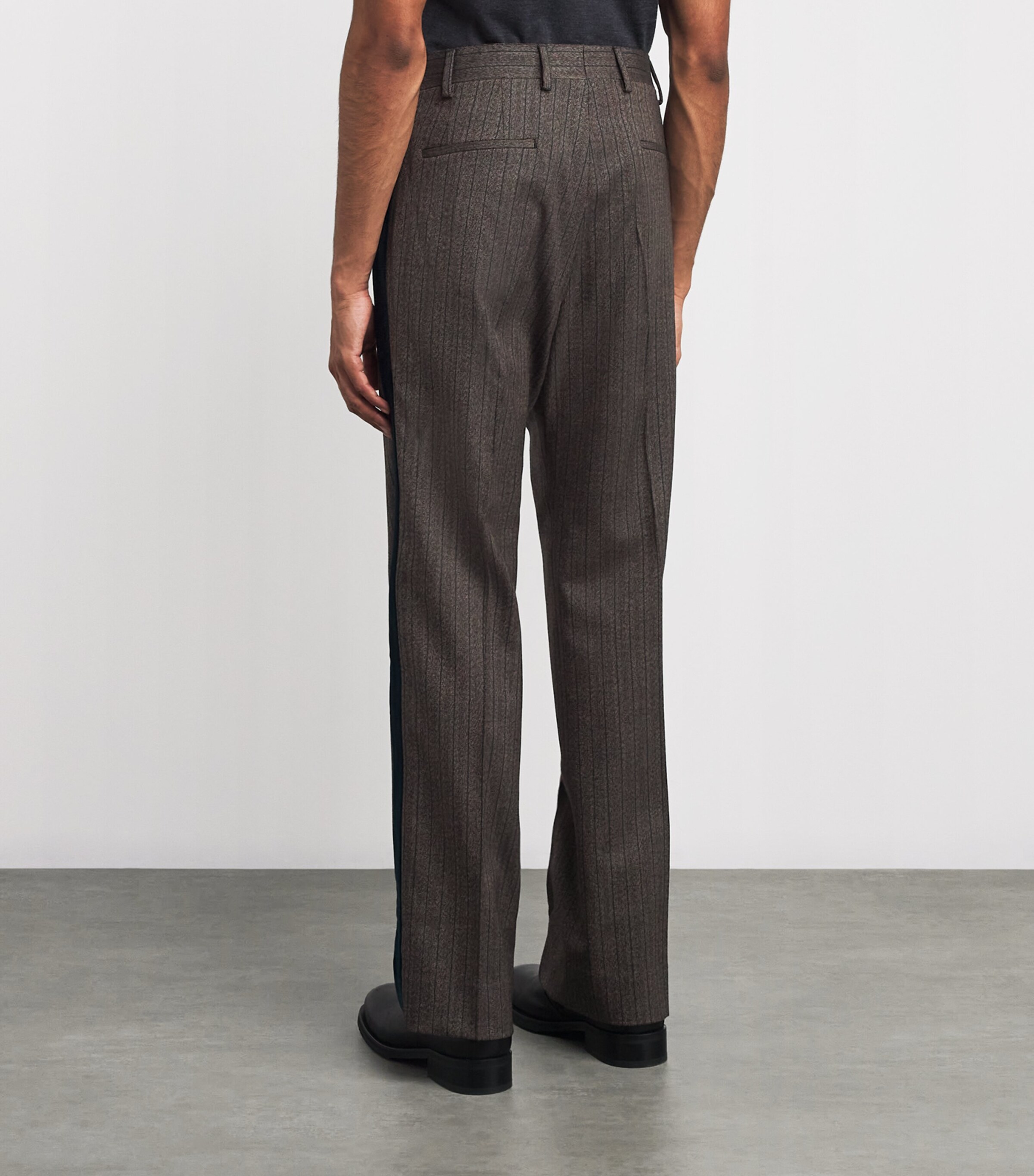Wool-Blend Alto Trousers GREY STRIPE Image 4