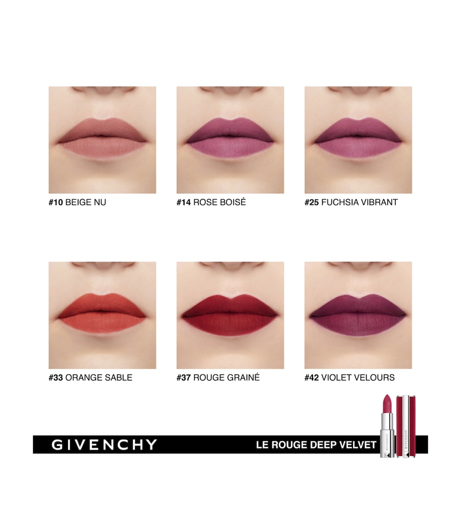 Givenchy Le Rouge Deep Velvet Lipstick Beige Nu Image 2