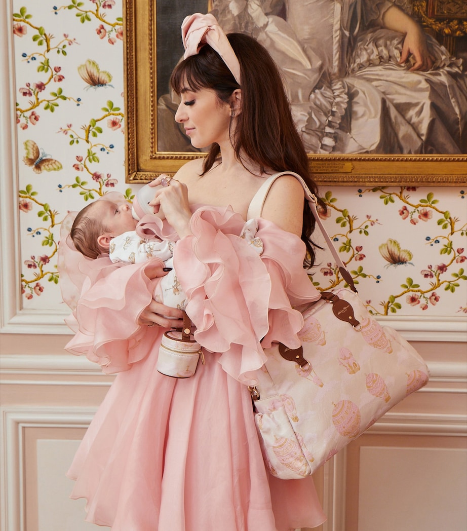 Changing Bag and Mat Set PINK HOT AIR BALLOON Image 6