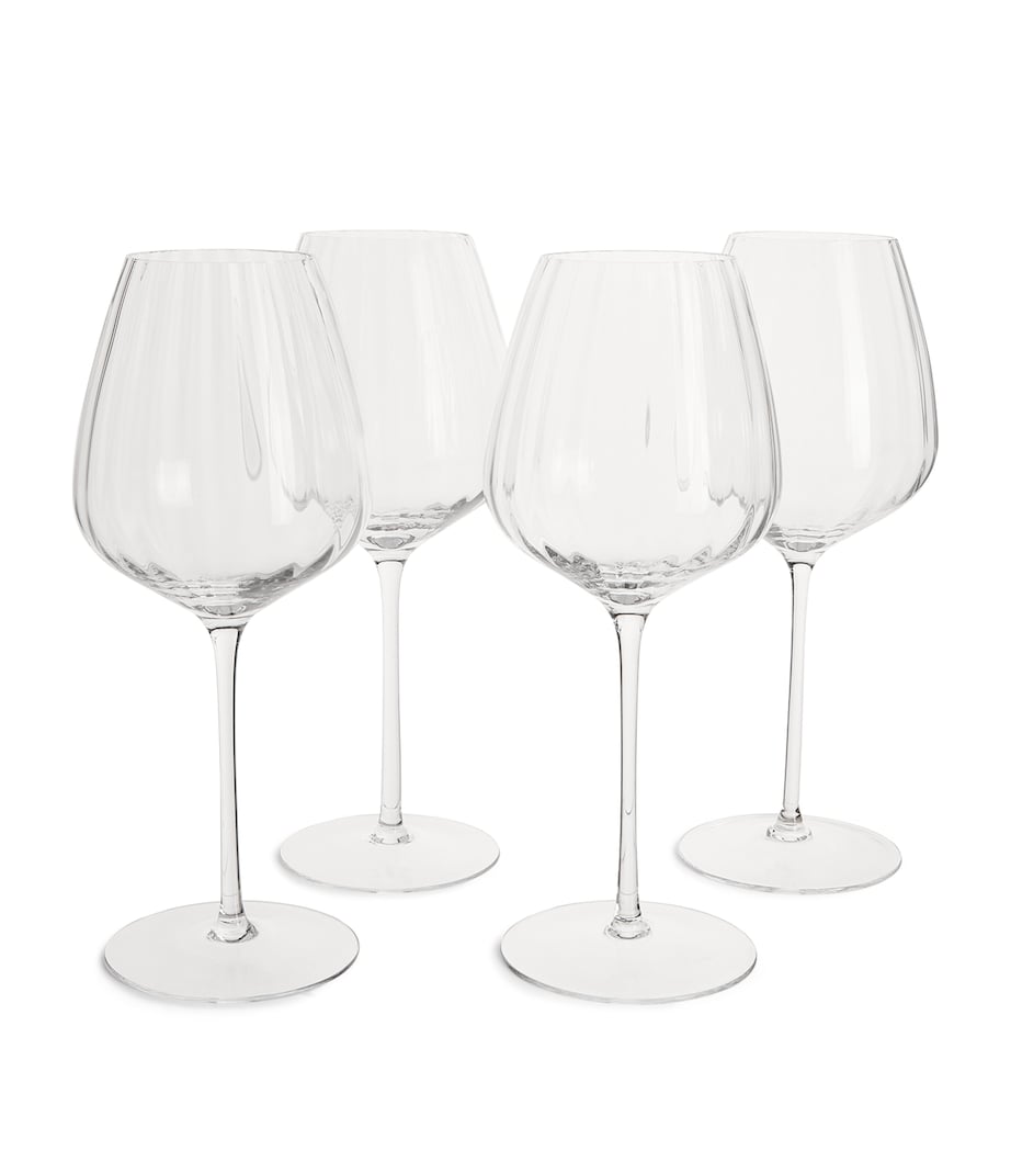 Set of 4 Pembroke Red Wine Glasses (500ml) RED Image 1